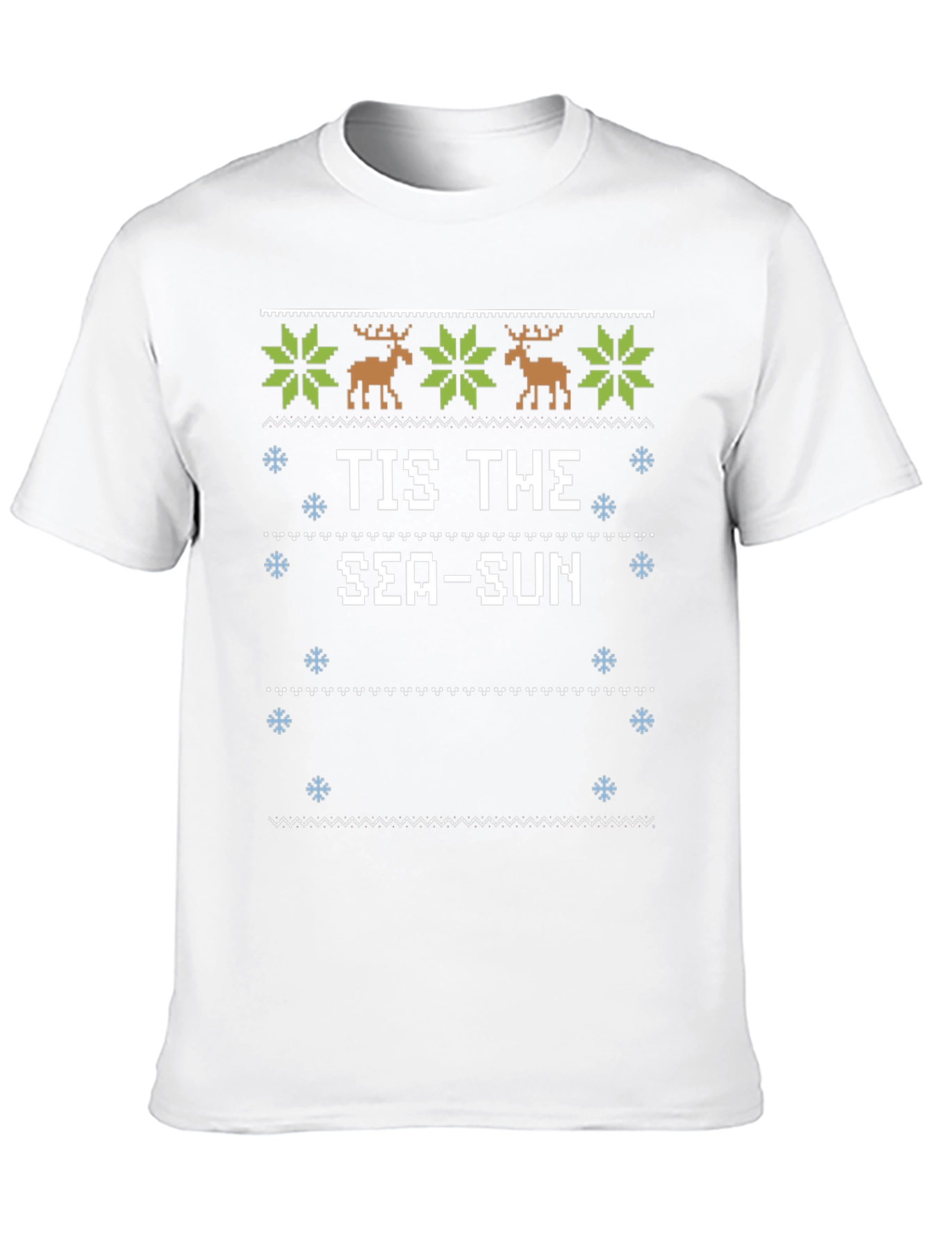 Tis the Sea-Sun Ugly Christmas T-Shirt