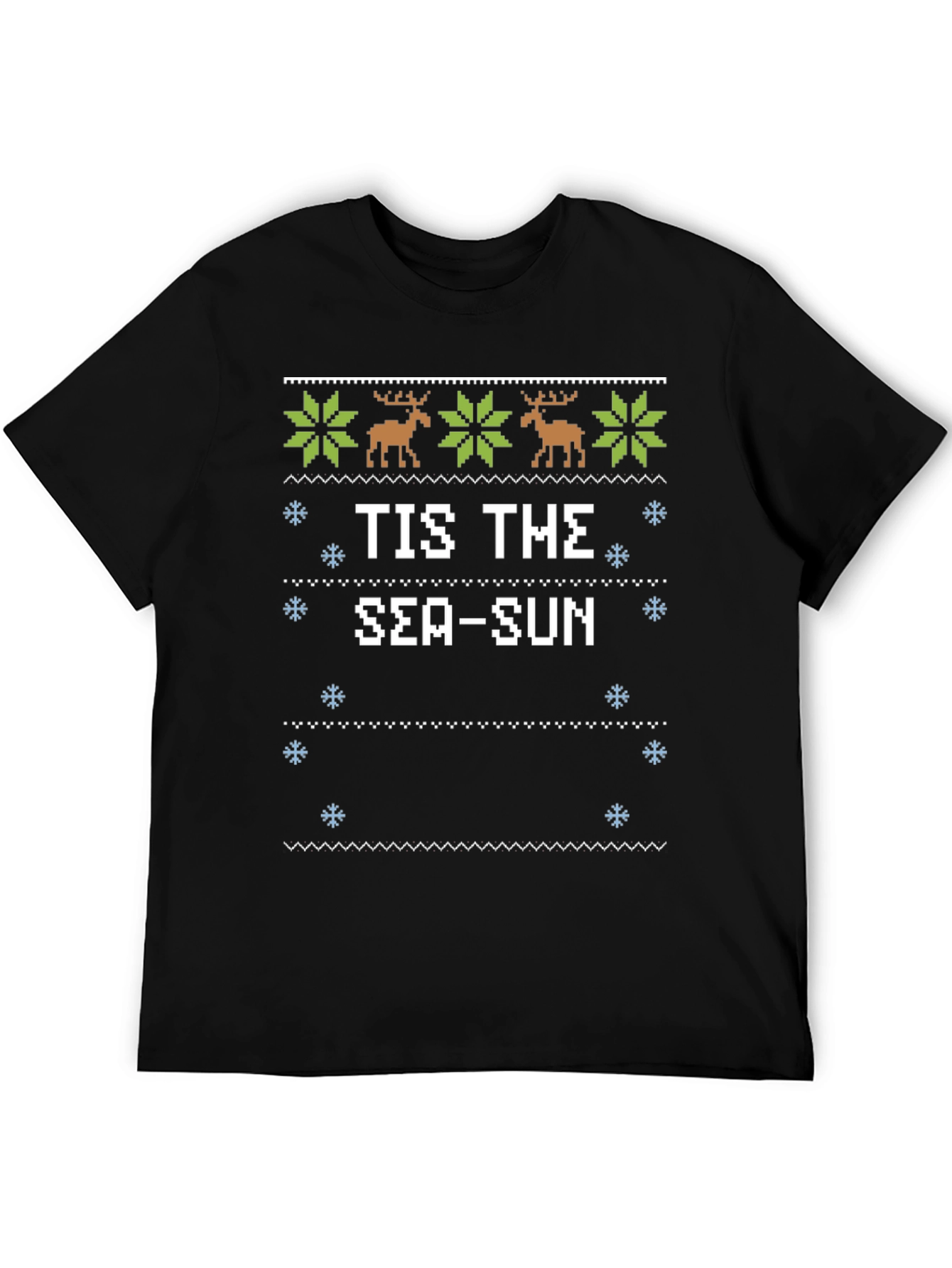 Tis the Sea-Sun Ugly Christmas T-Shirt