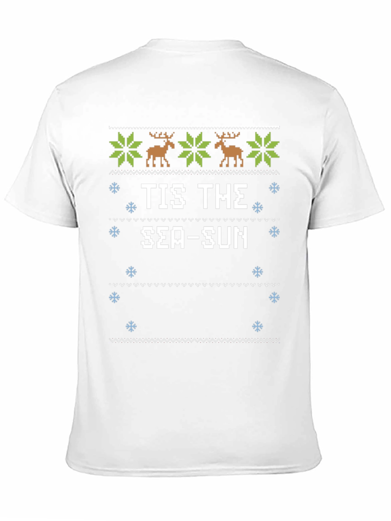 Tis the Sea-Sun Ugly Christmas T-Shirt