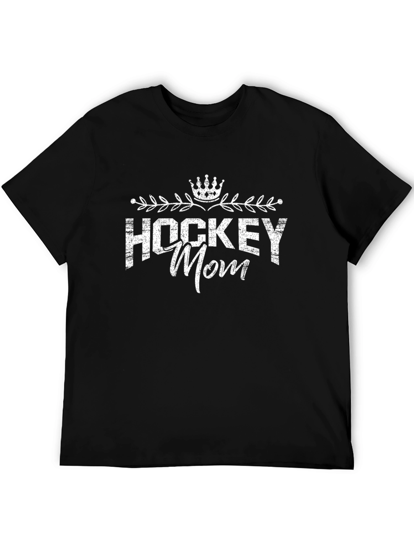 Hockey Mom Graphic T-Shirt - Black