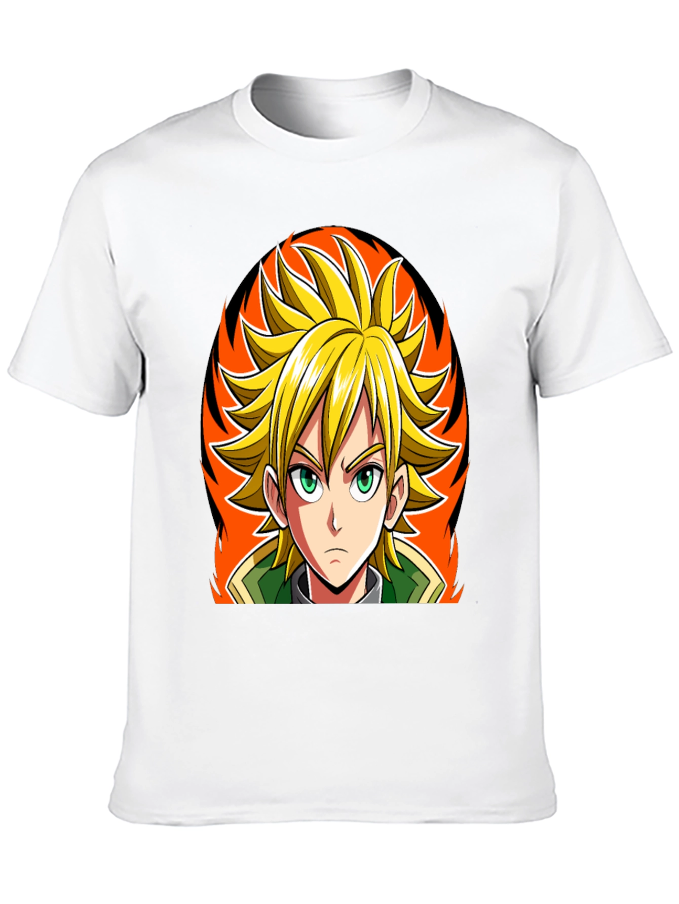 Anime Character Graphic Black T-Shirt