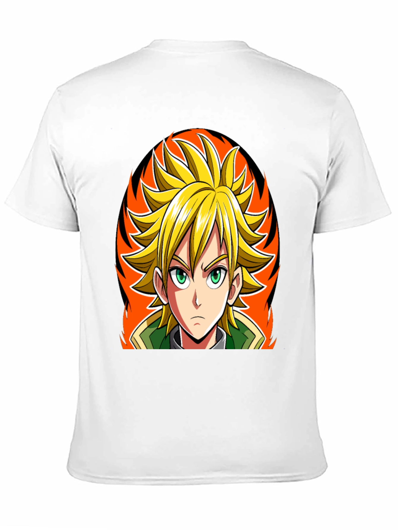 Anime Character Graphic Black T-Shirt