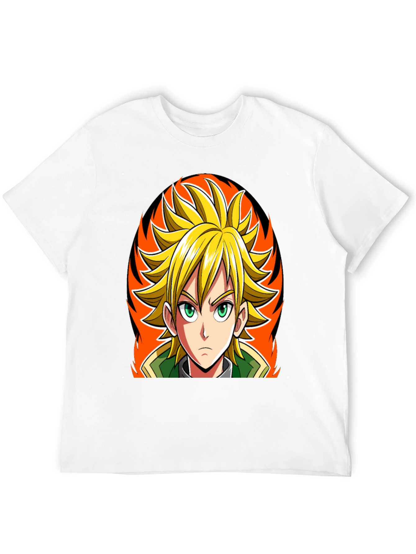 Anime Character Graphic Black T-Shirt