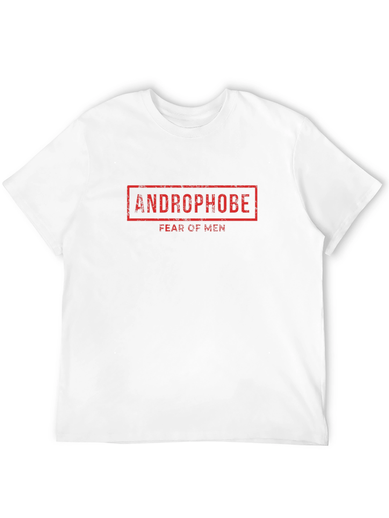 Androphobe Fear of Men Graphic Tee - Black