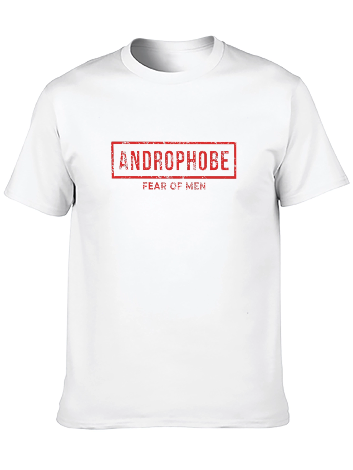 Androphobe Fear of Men Graphic Tee - Black