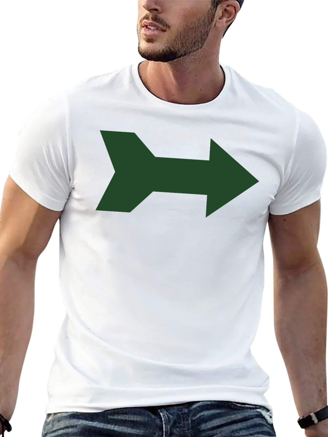 Arrow Graphic Tee - Modern Design