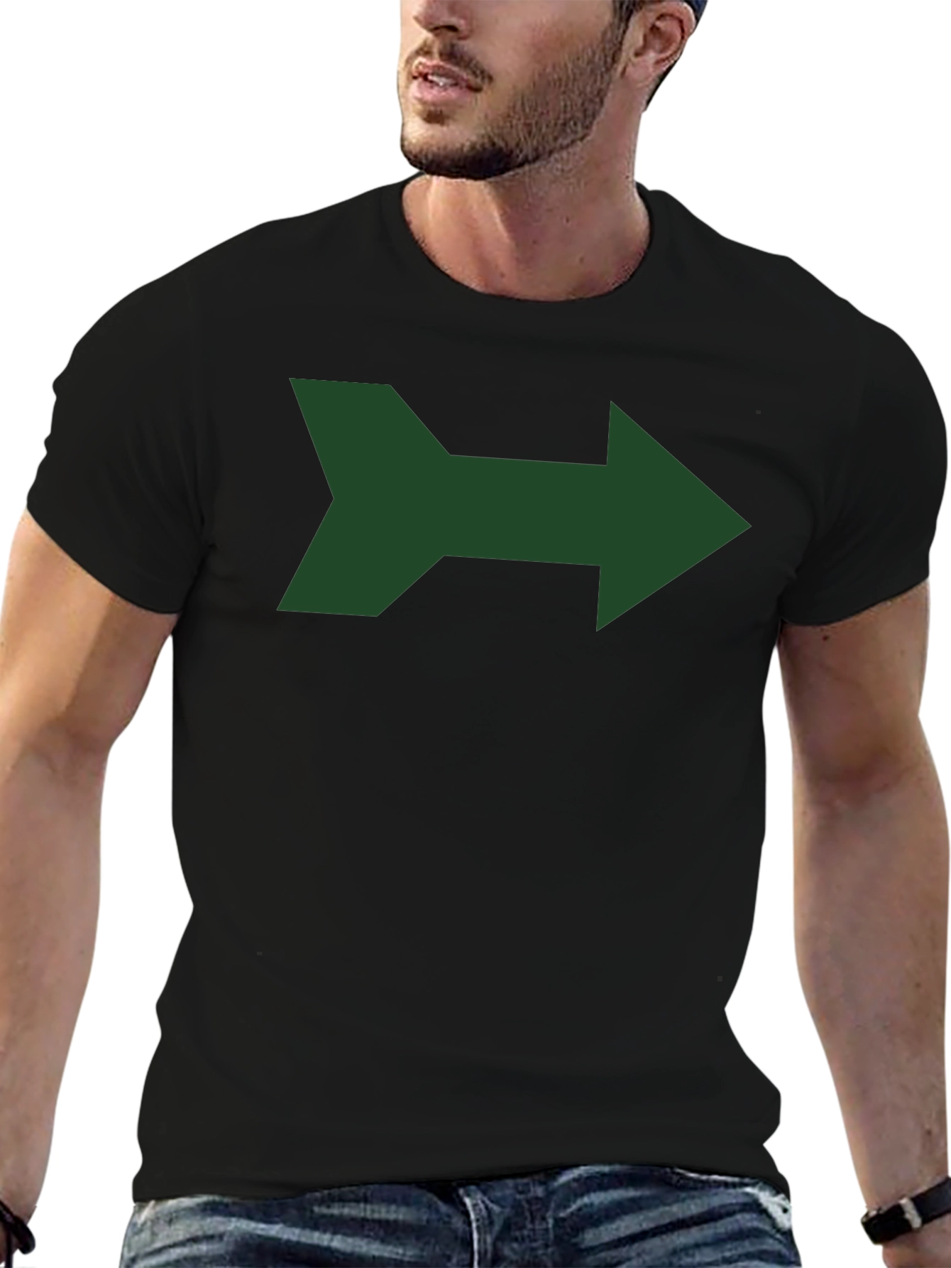 Arrow Graphic Tee - Modern Design