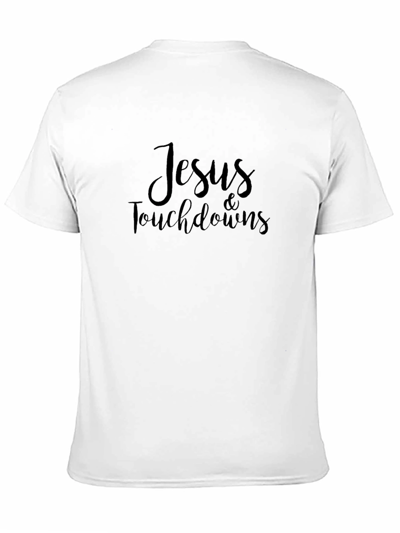 Jesus & Touchdowns Black Graphic Tee