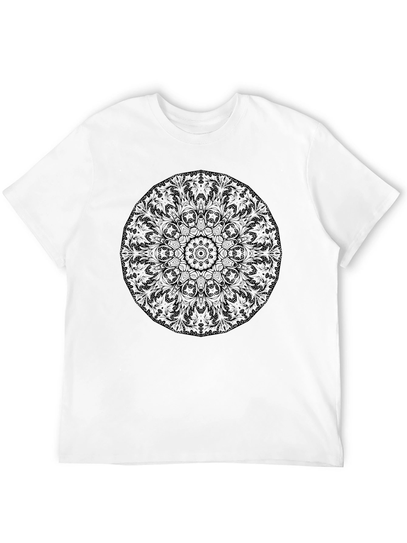 Black Mandala Graphic T-Shirt - Stylish & Unique