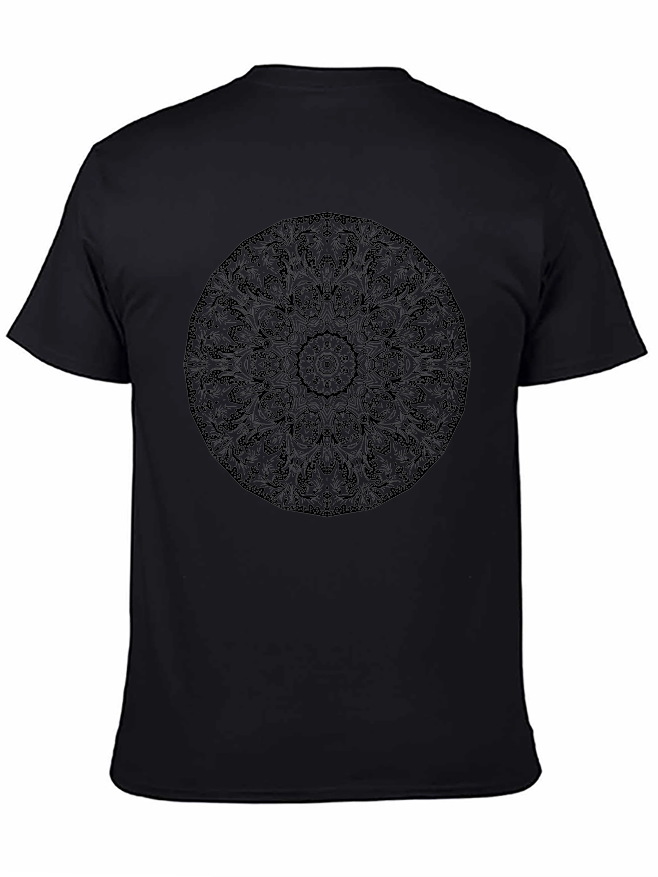 Black Mandala Graphic T-Shirt - Stylish & Unique