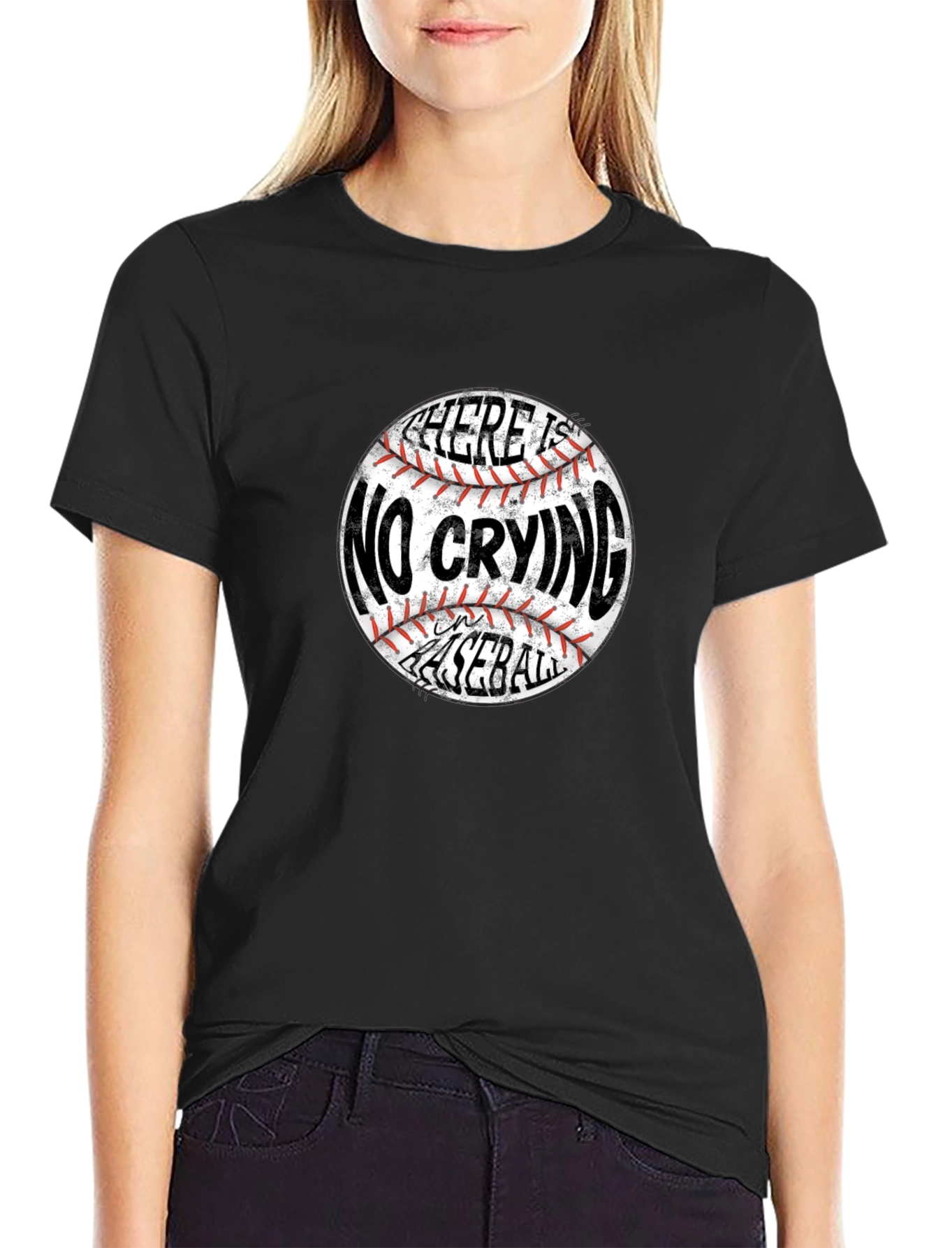 There Is No Crying In Baseball T-Shirt