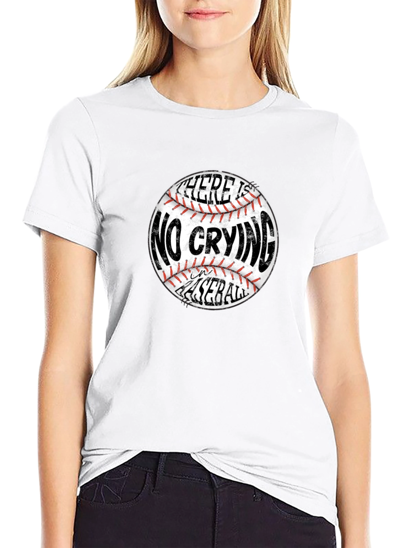There Is No Crying In Baseball T-Shirt