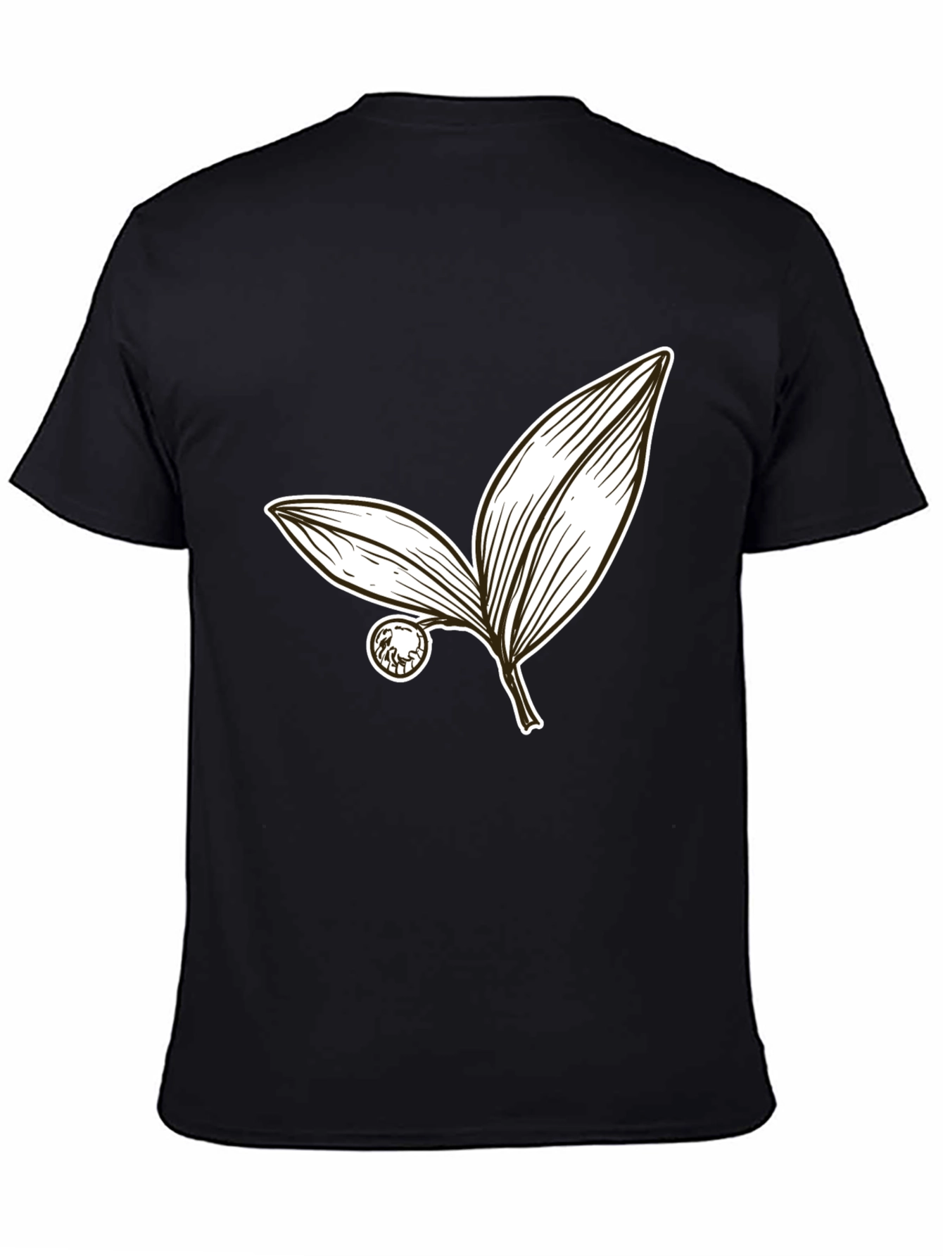 Botanical Leaf Graphic Tee - Stylish Casual Wear