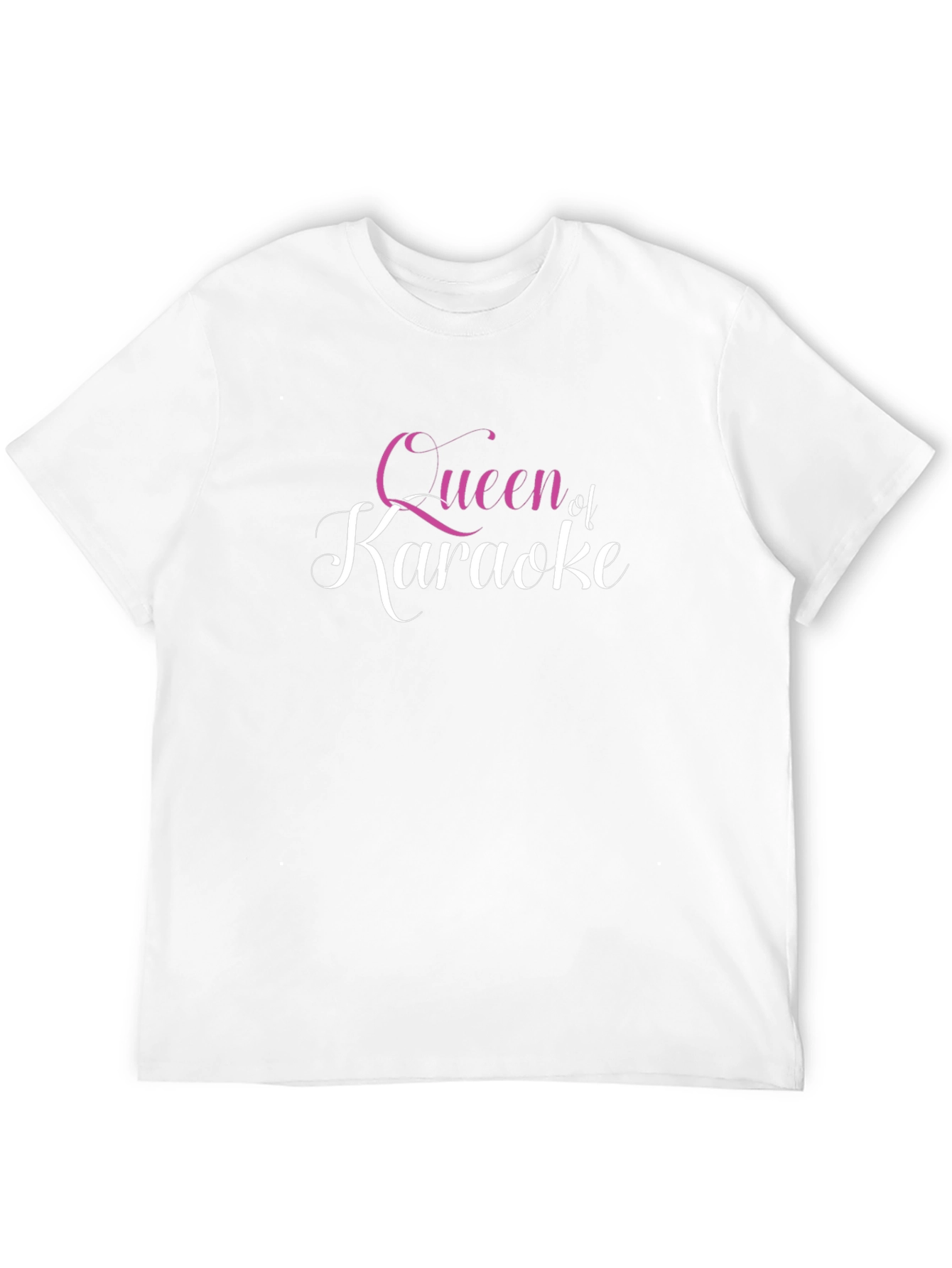 Queen of Karaoke Black T-Shirt - Womens Music Apparel
