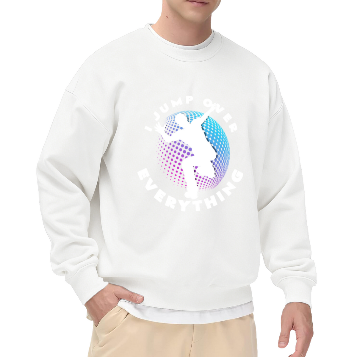 Retro UFO Flying Saucer Graphic ԲÁìÎÀÒÂ - Unique Design Pullover Sweatshirt