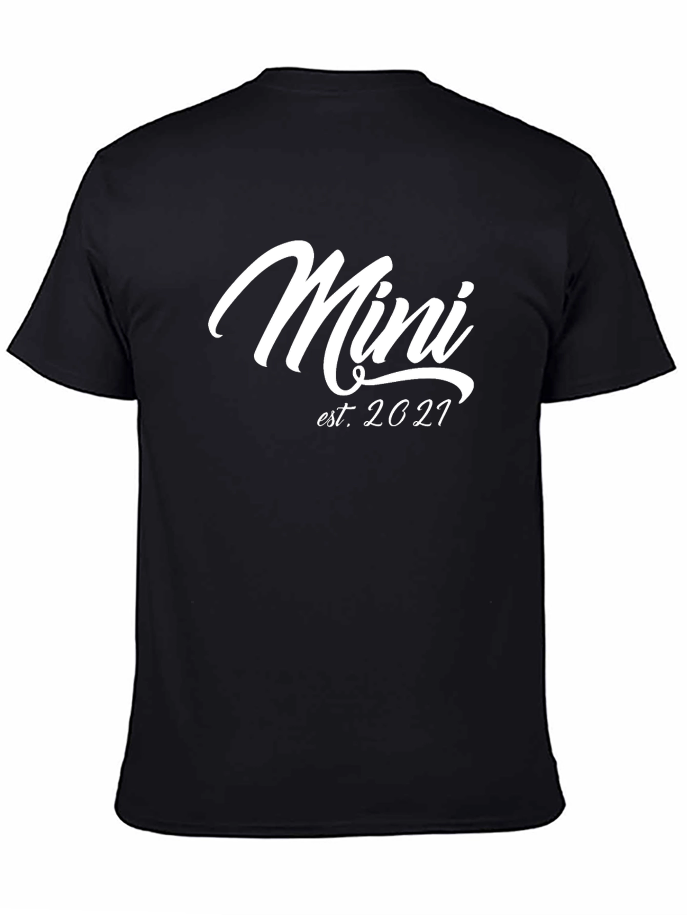 Mini Est. 2021 Black Graphic Tee