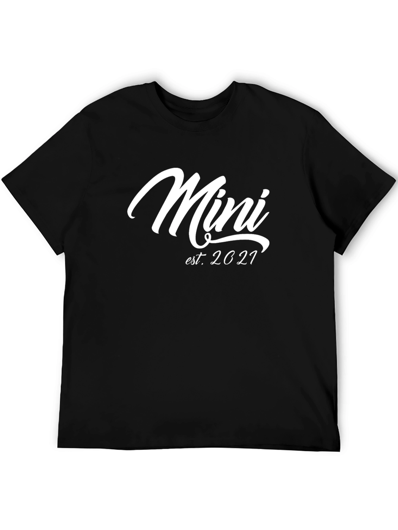 Mini Est. 2021 Black Graphic Tee