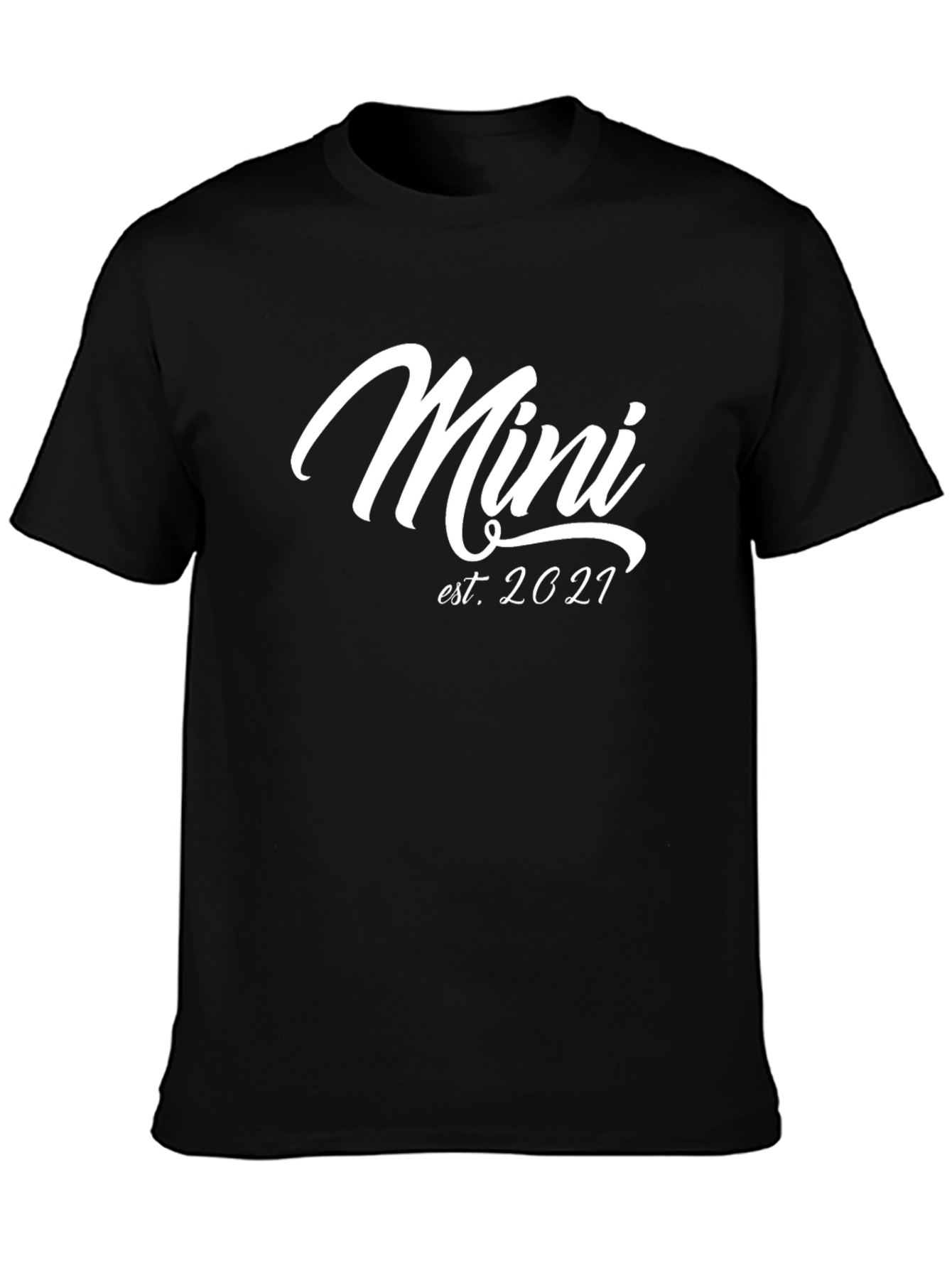 Mini Est. 2021 Black Graphic Tee