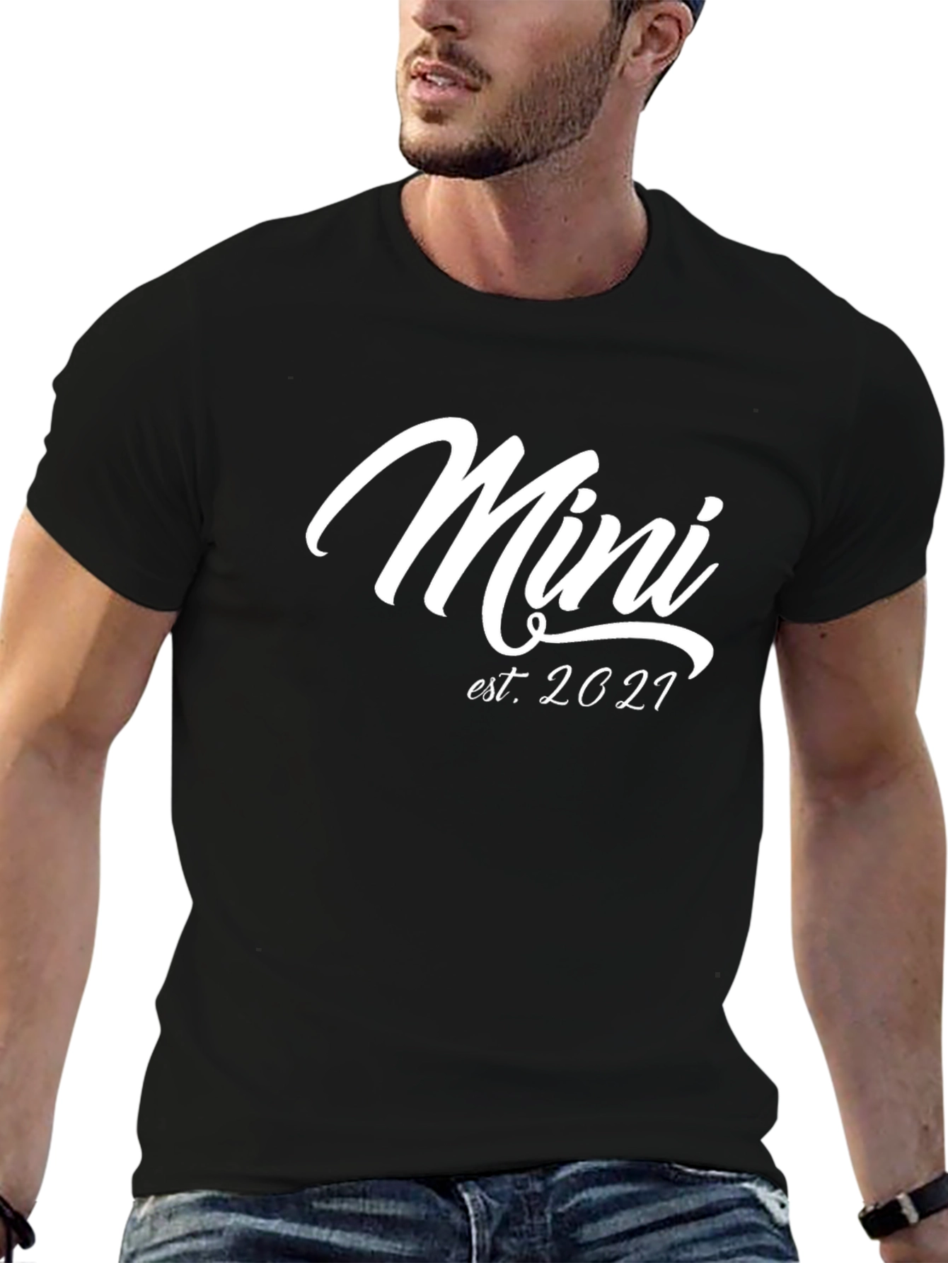 Mini Est. 2021 Black Graphic Tee