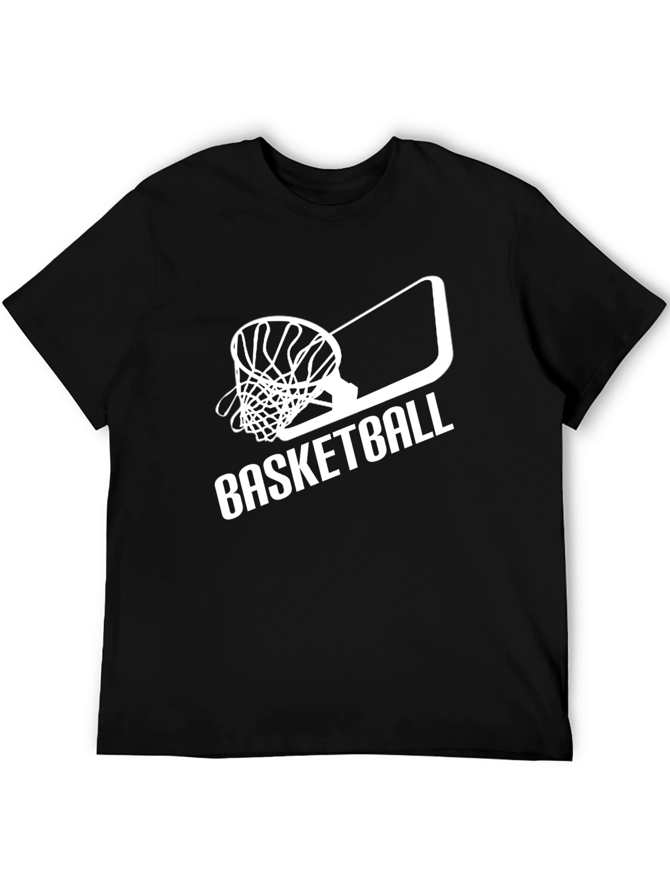 Basketball Graphic Tee - Classic Black T-Shirt