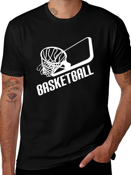 Basketball Graphic Tee - Classic Black T-Shirt