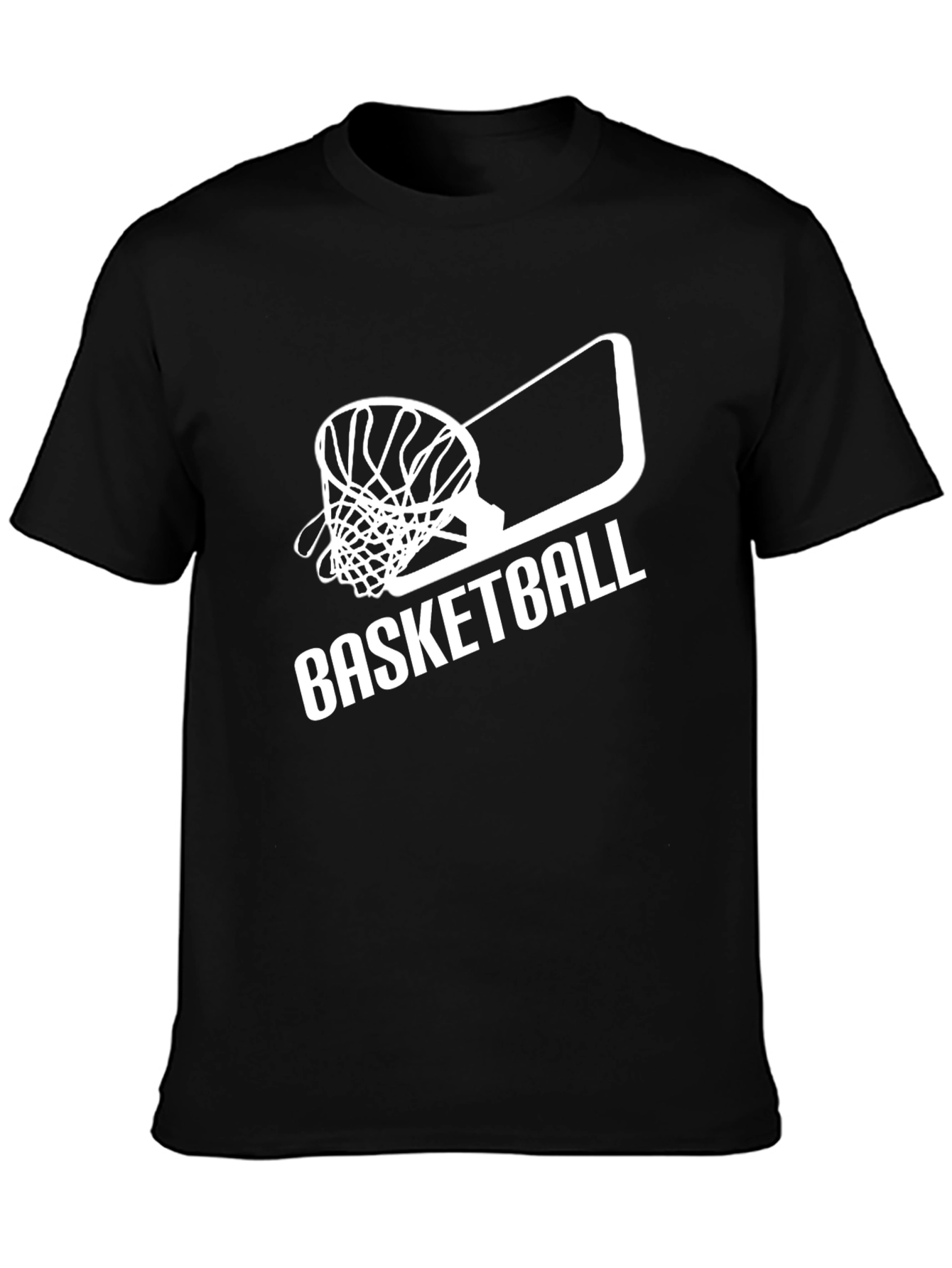 Basketball Graphic Tee - Classic Black T-Shirt