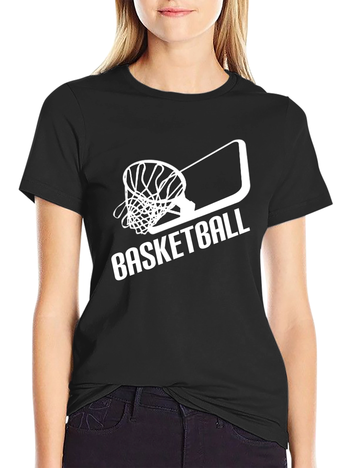 Basketball Graphic Tee - Classic Black T-Shirt