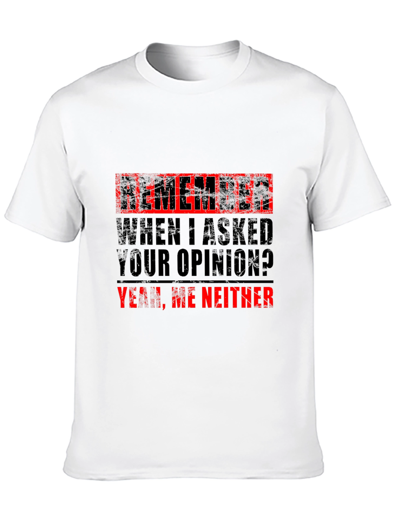 Funny Sarcastic Opinion T-Shirt