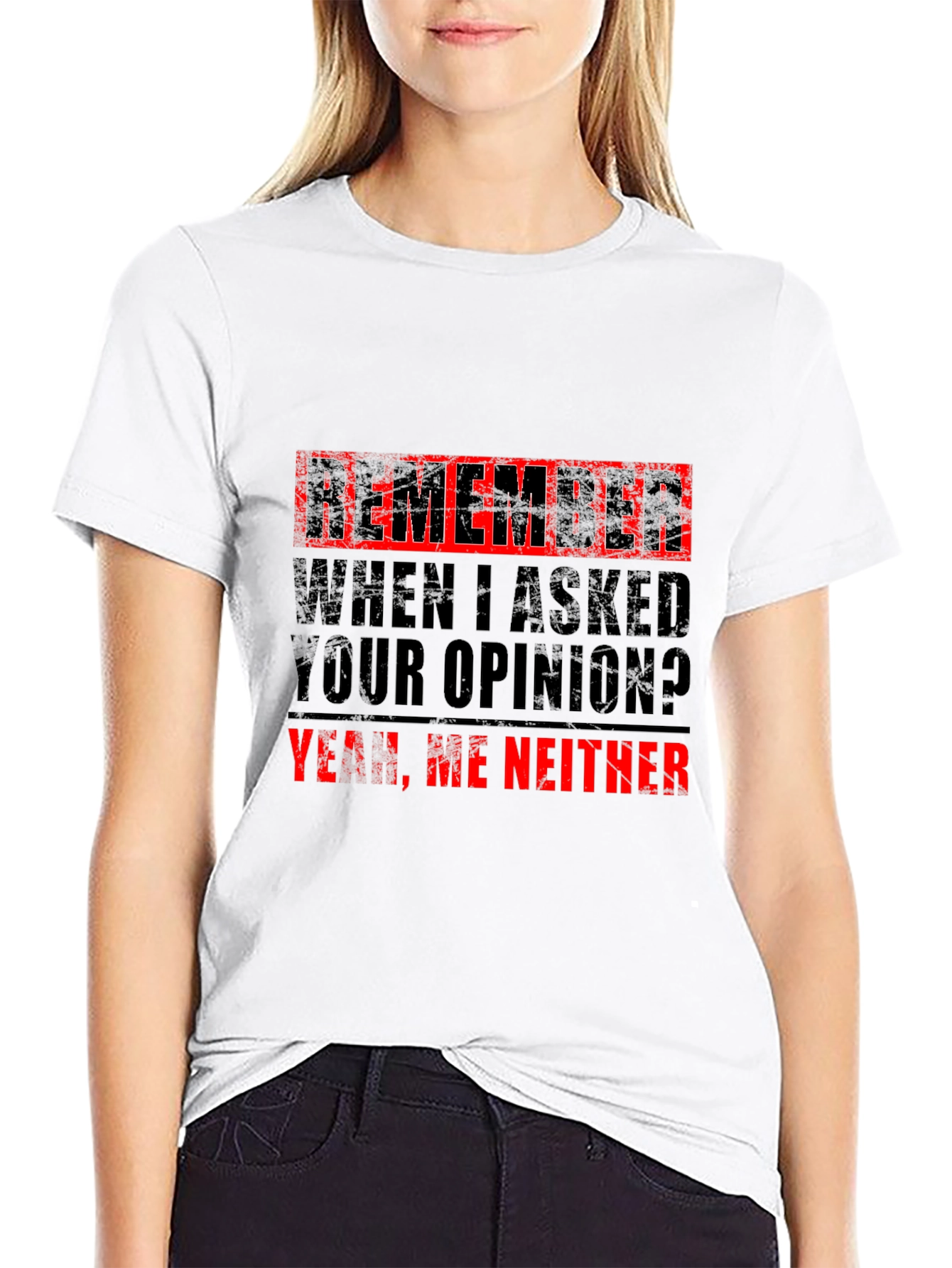 Funny Sarcastic Opinion T-Shirt