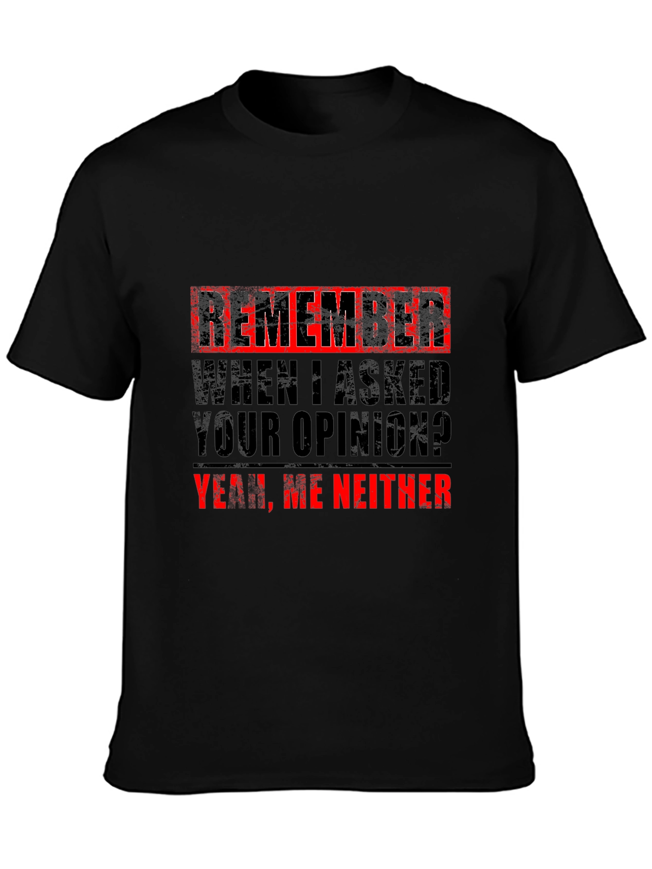 Funny Sarcastic Opinion T-Shirt