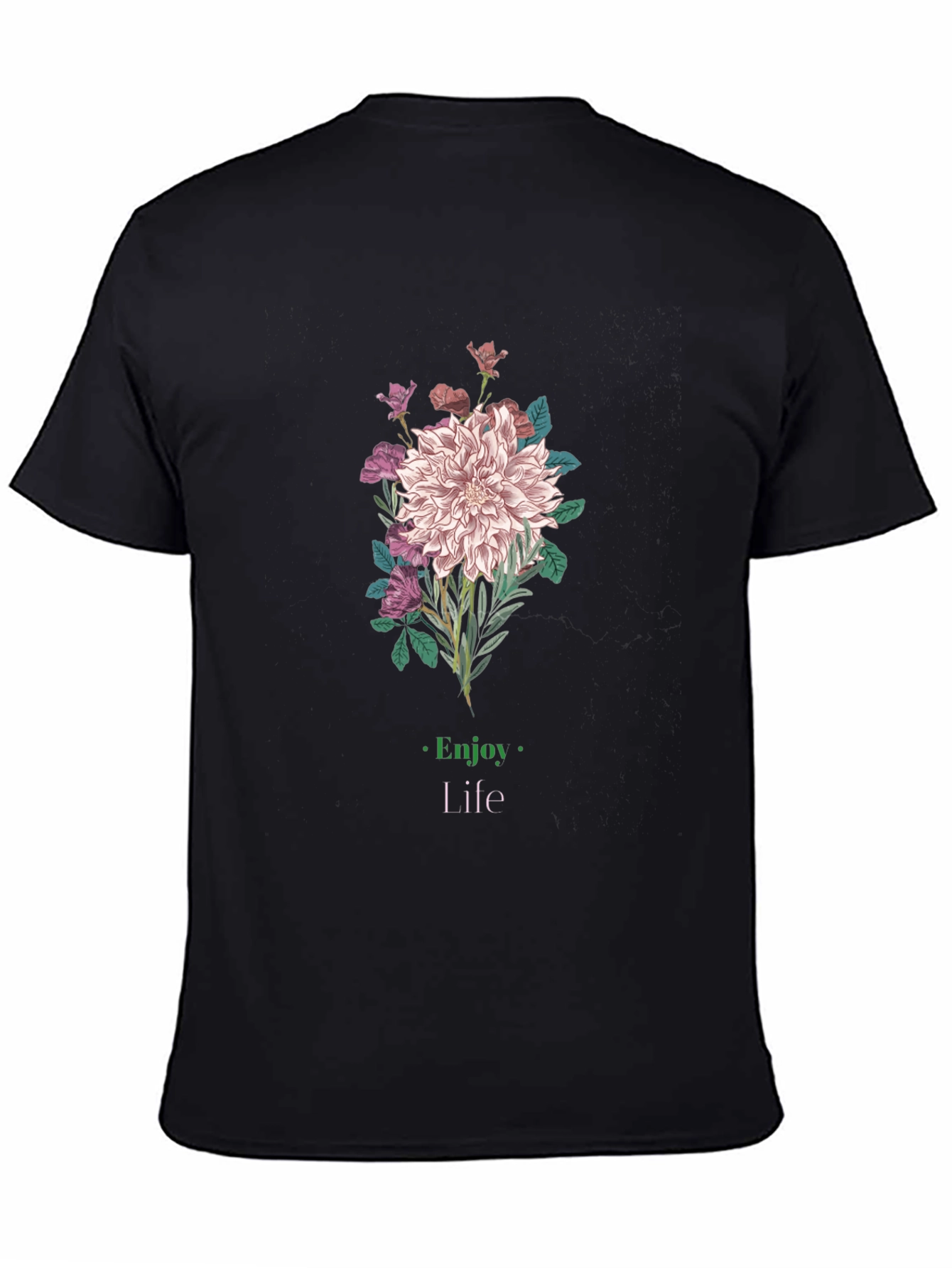 Floral Graphic Tee - Enjoy Life in Style