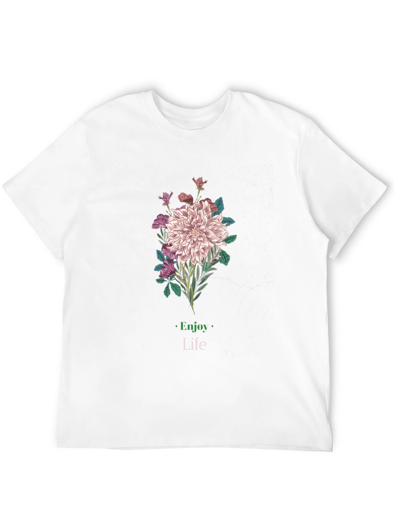 Floral Graphic Tee - Enjoy Life in Style