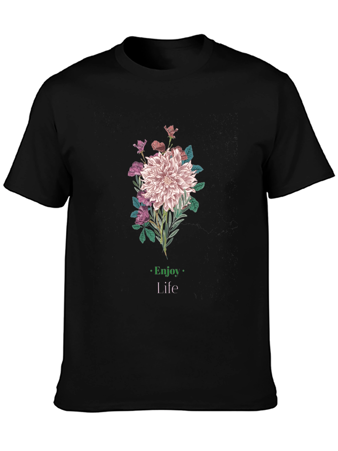 Floral Graphic Tee - Enjoy Life in Style