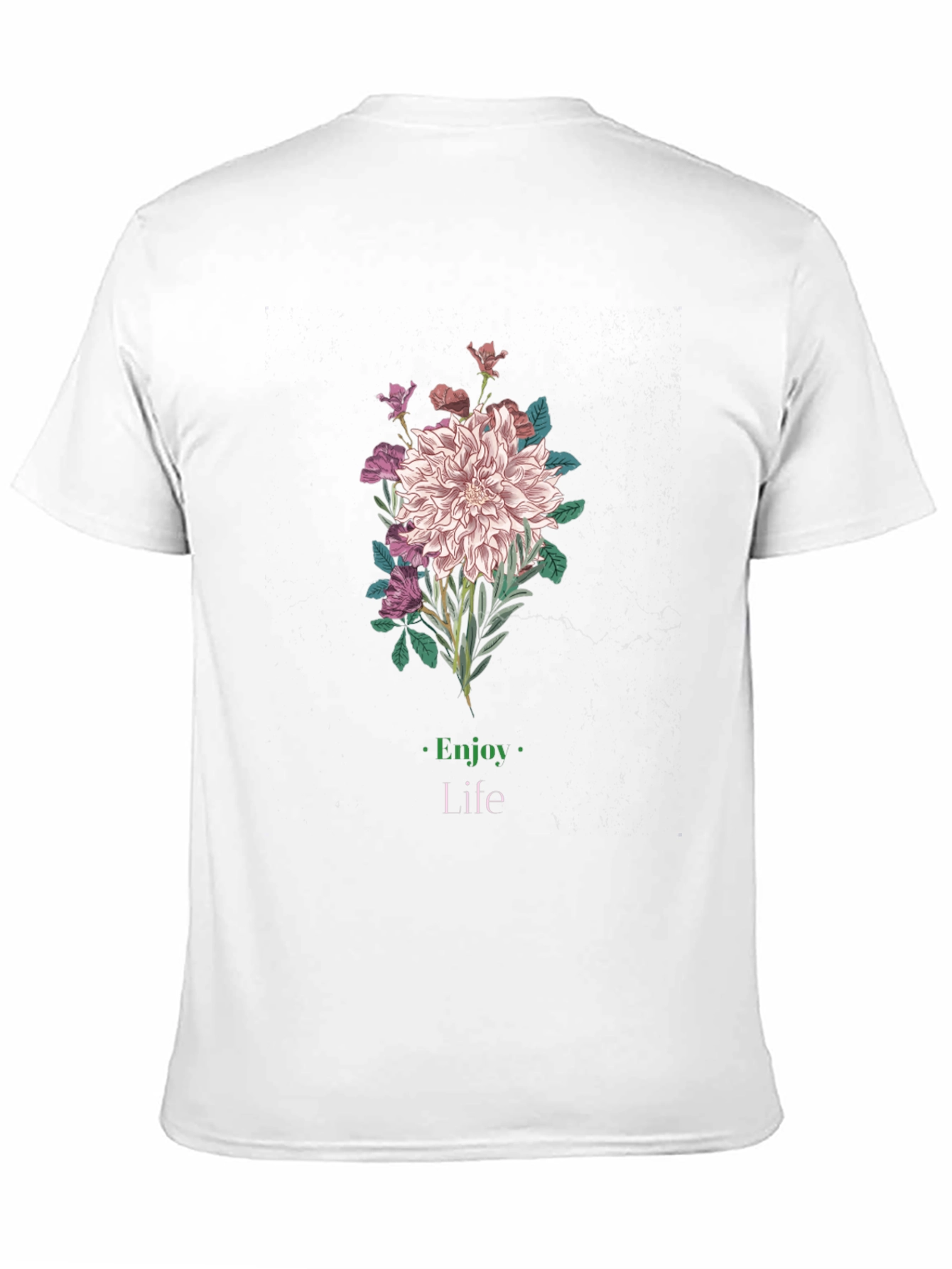 Floral Graphic Tee - Enjoy Life in Style