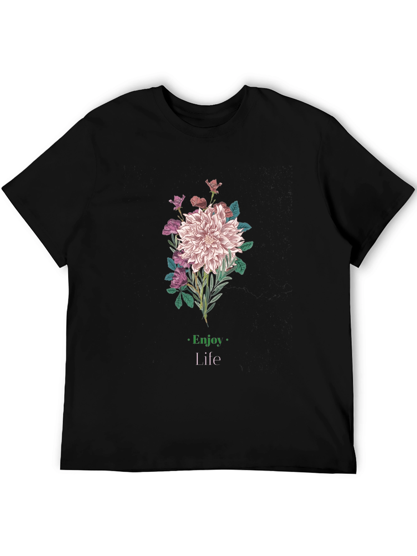 Floral Graphic Tee - Enjoy Life in Style