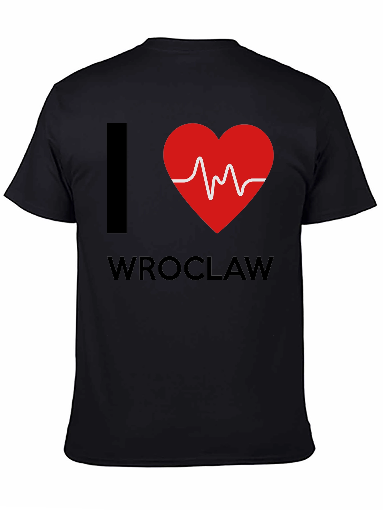 I Love Wroclaw Heartbeat T-Shirt