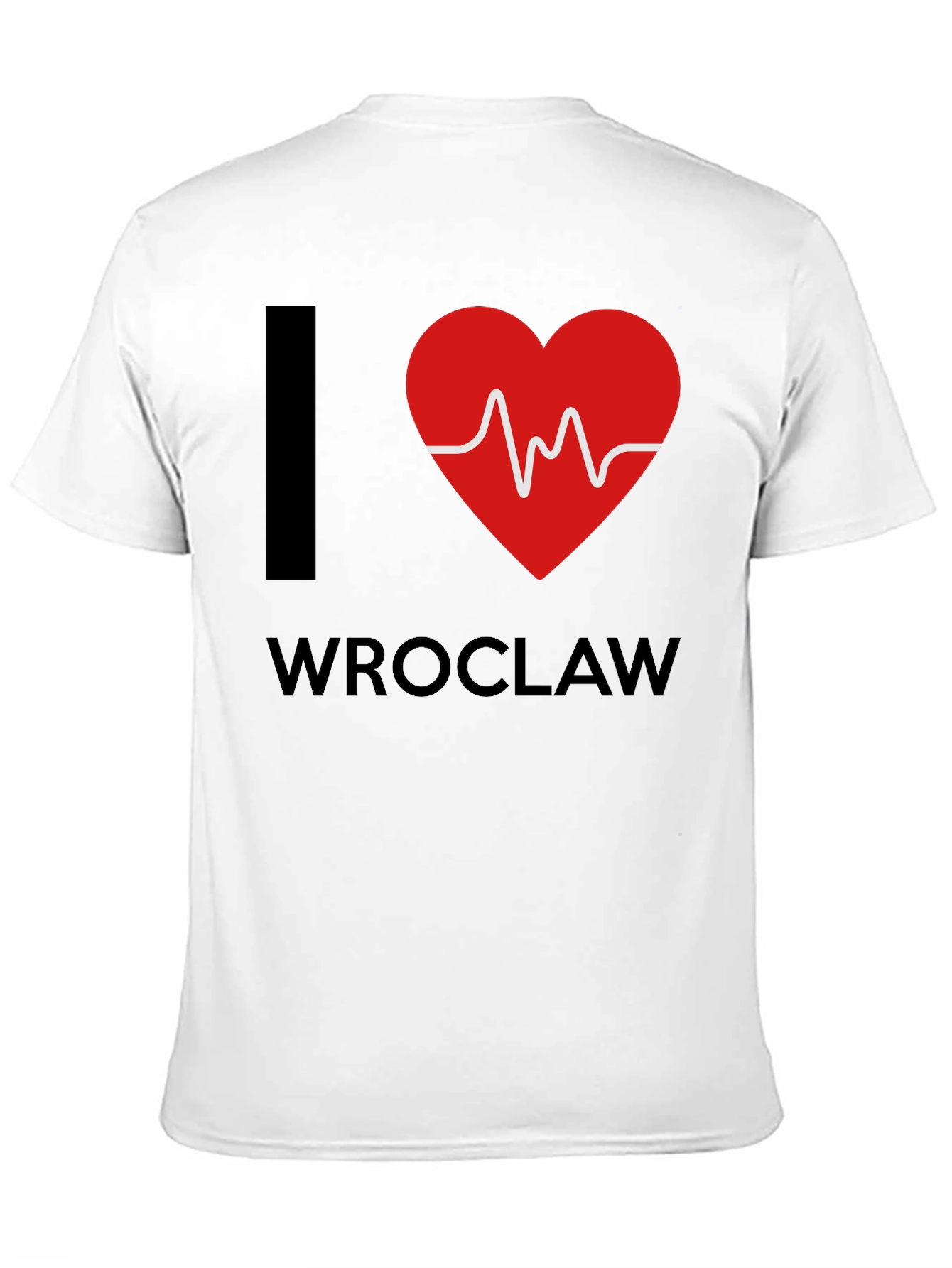 I Love Wroclaw Heartbeat T-Shirt