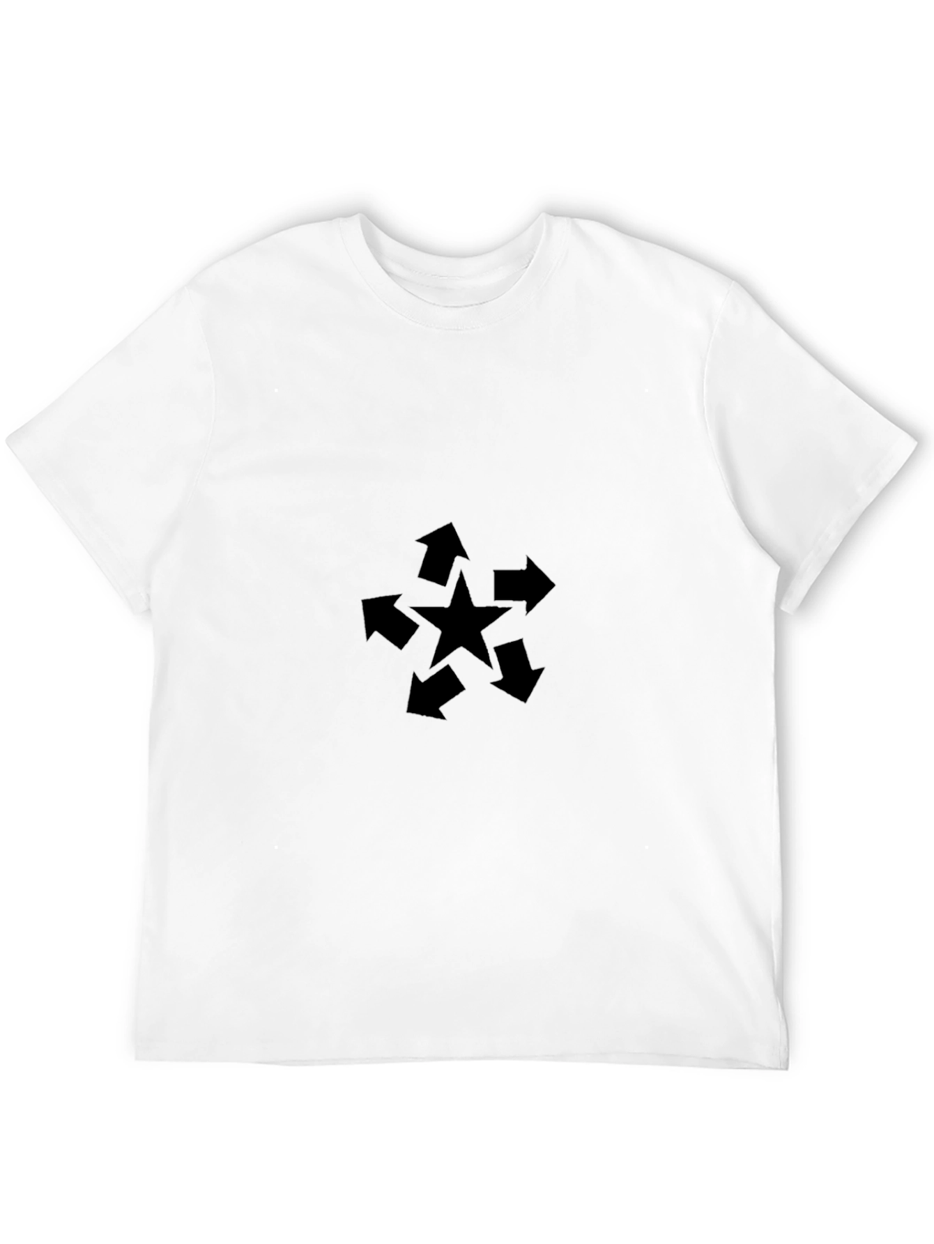 Star Arrow Mens Graphic T-Shirt