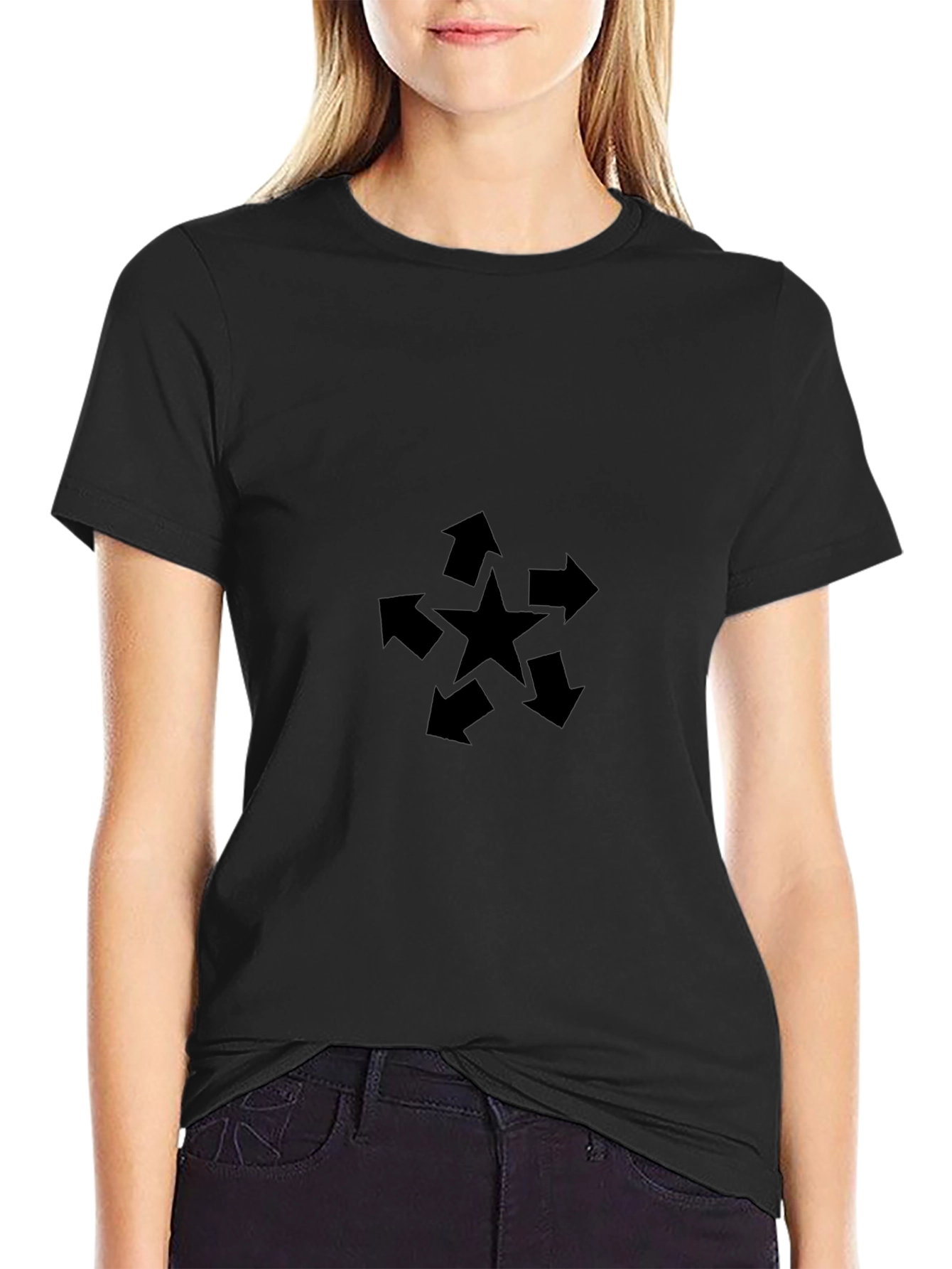 Star Arrow Mens Graphic T-Shirt