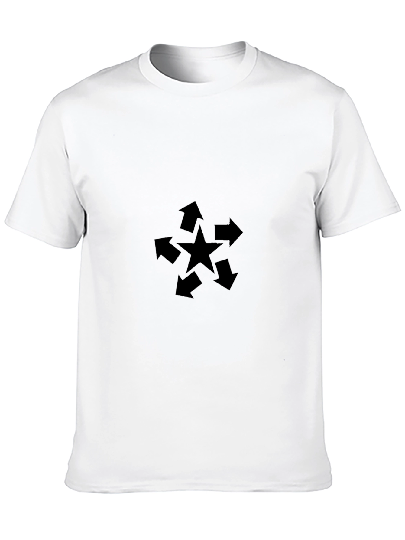 Star Arrow Mens Graphic T-Shirt