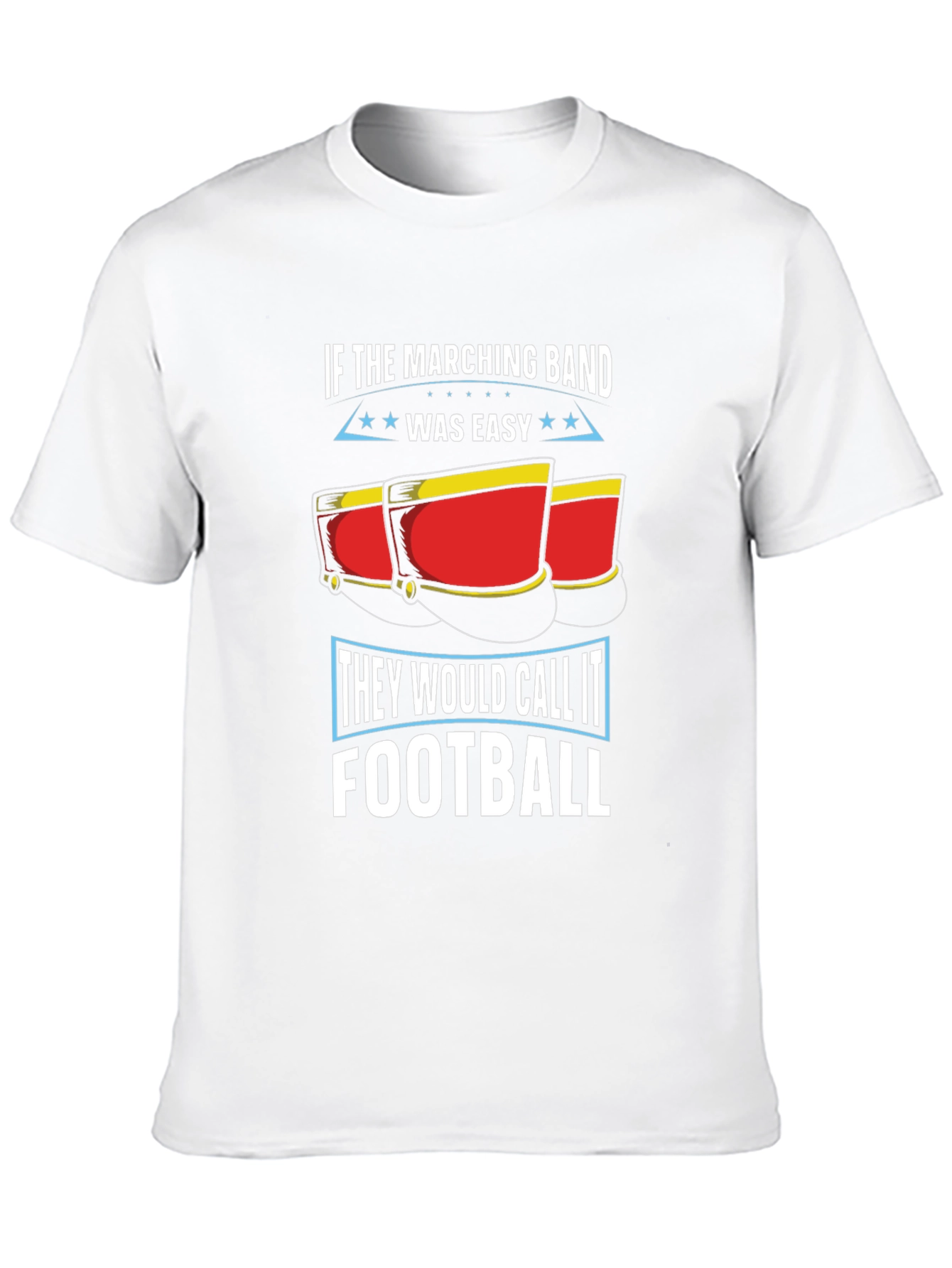 Marching Band Football T-Shirt