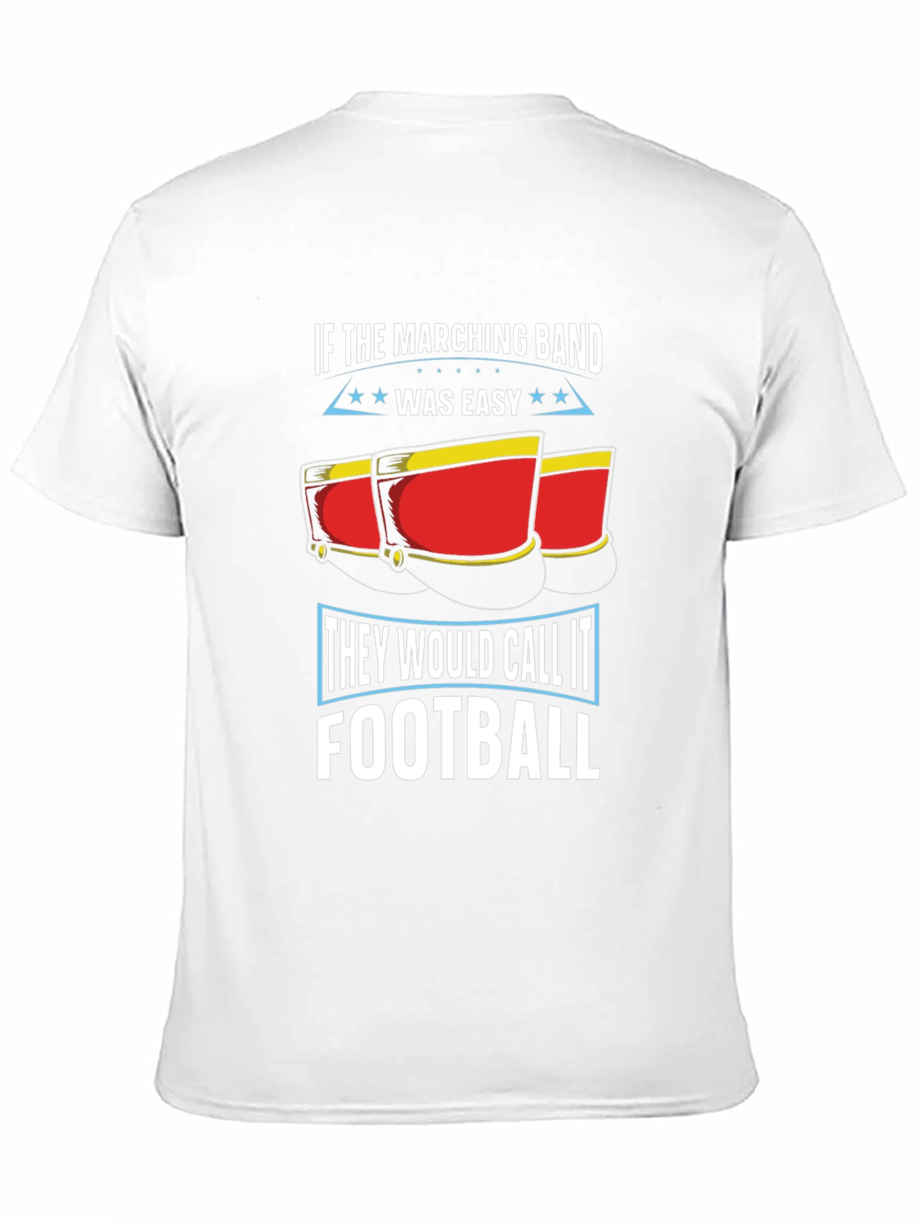 Marching Band Football T-Shirt