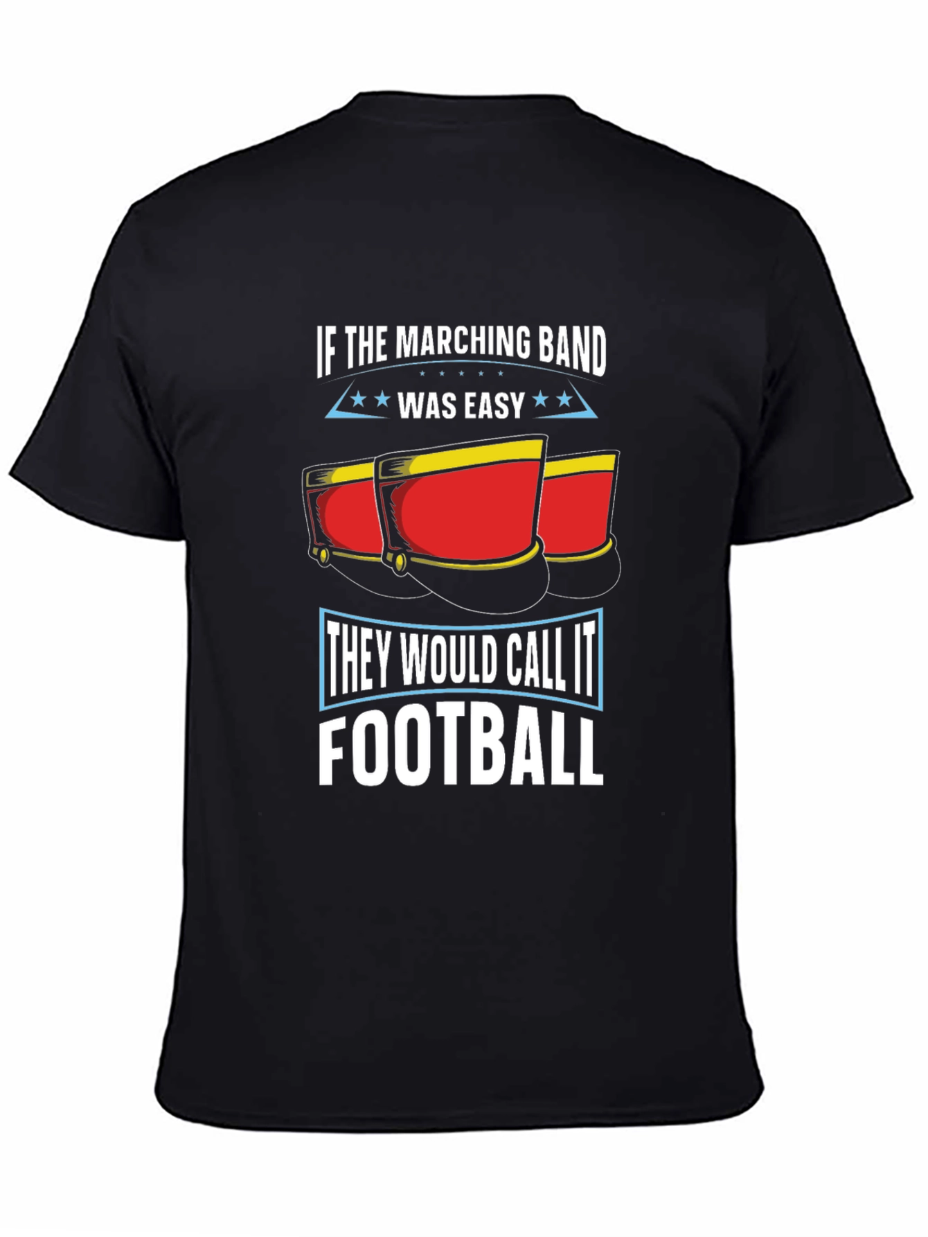 Marching Band Football T-Shirt