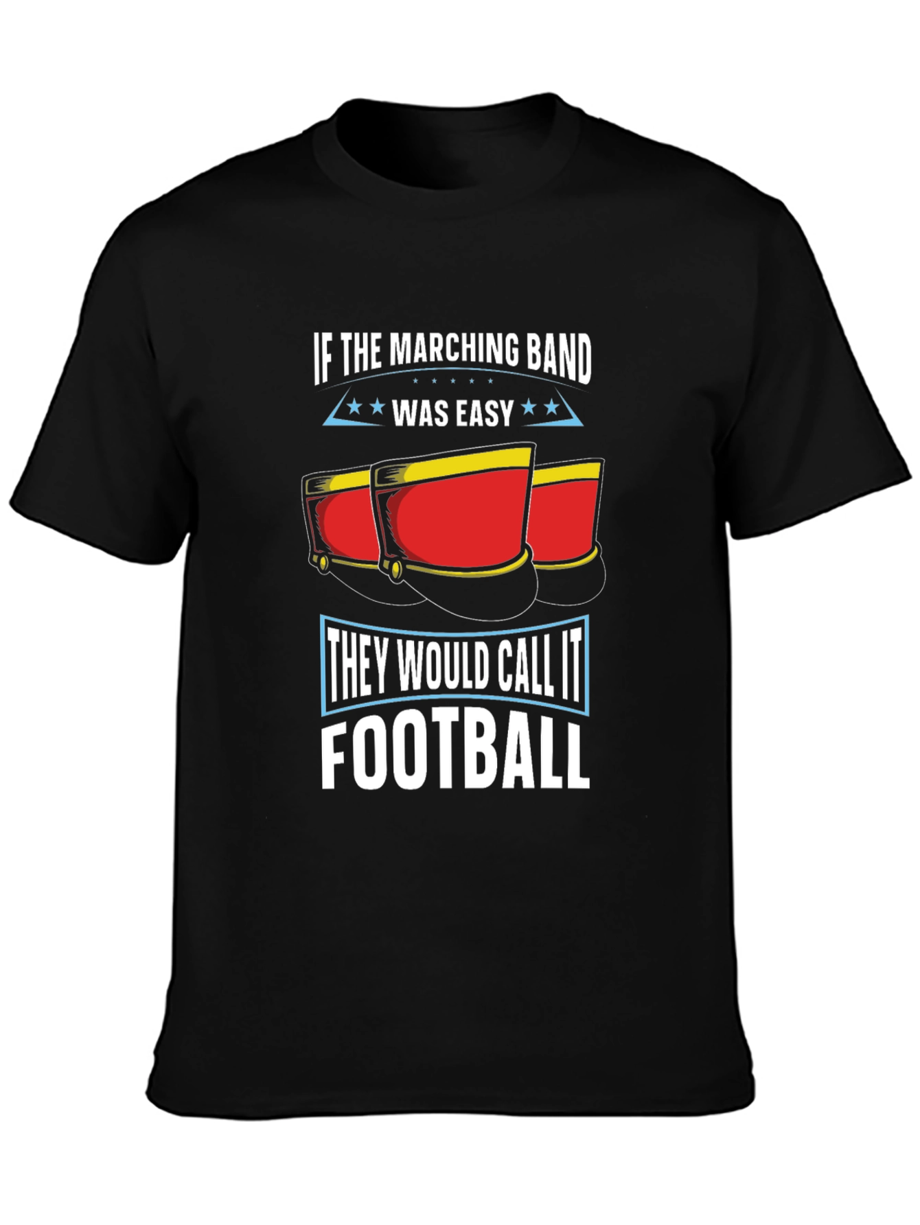Marching Band Football T-Shirt