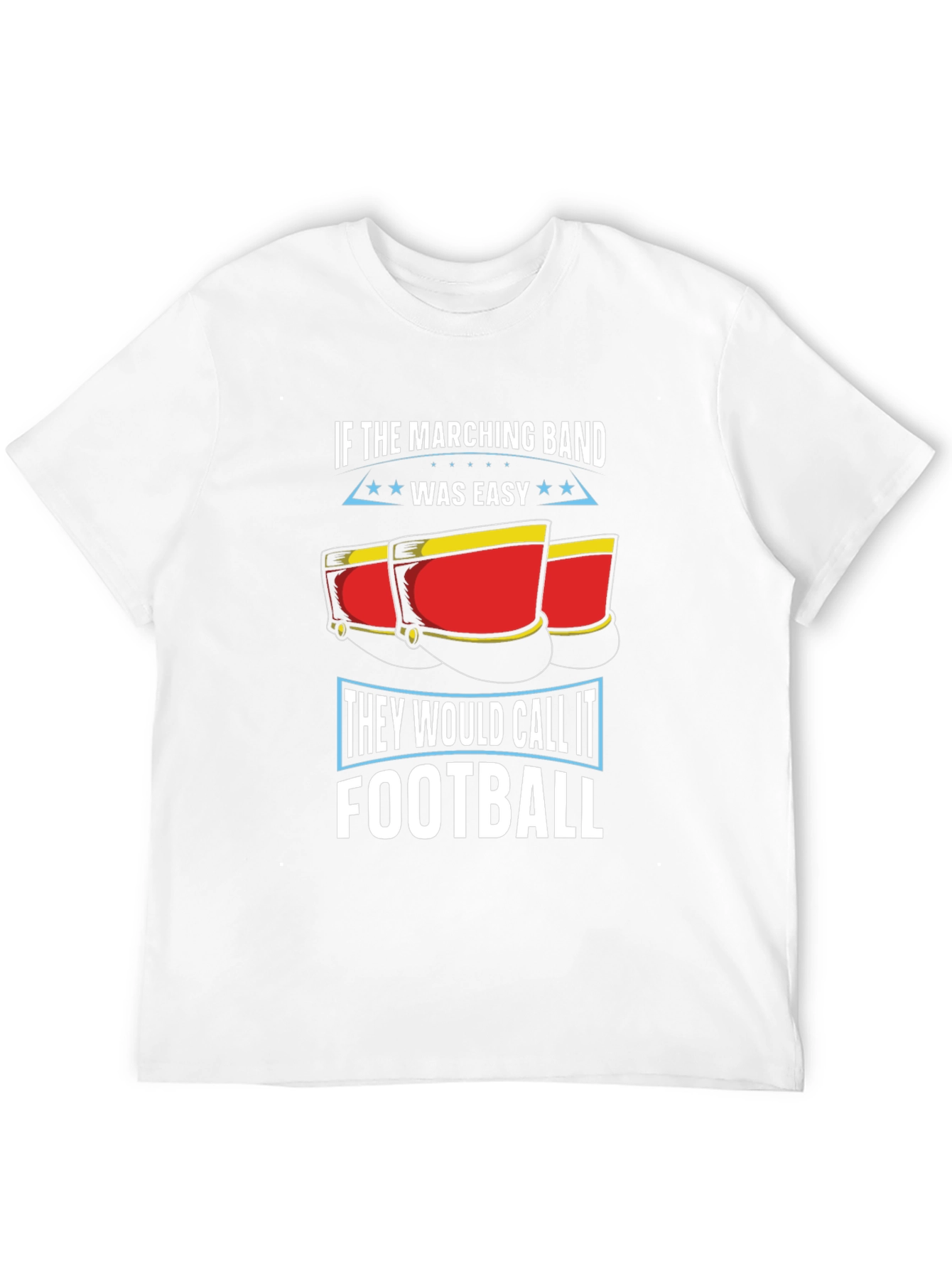Marching Band Football T-Shirt