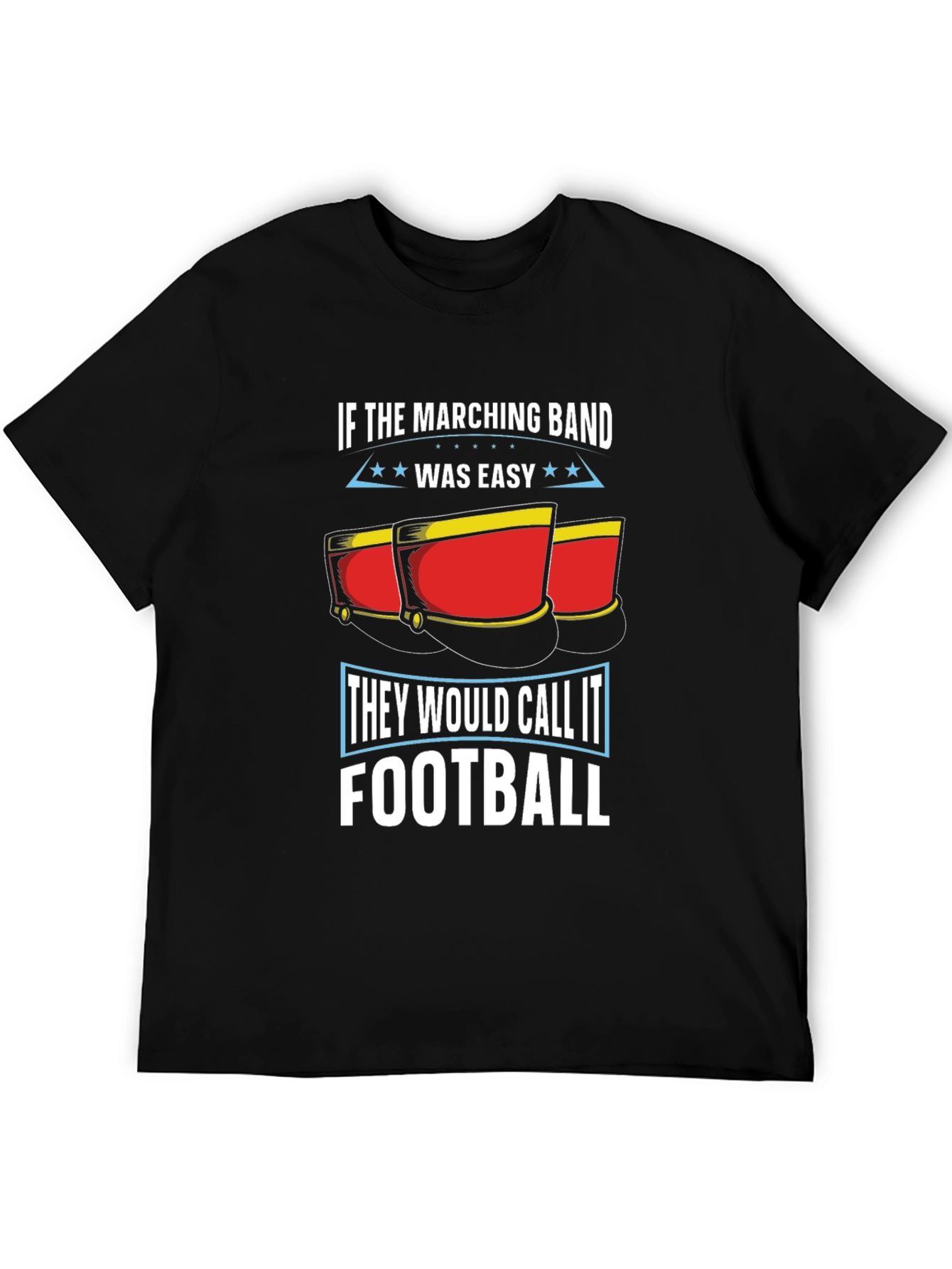 Marching Band Football T-Shirt