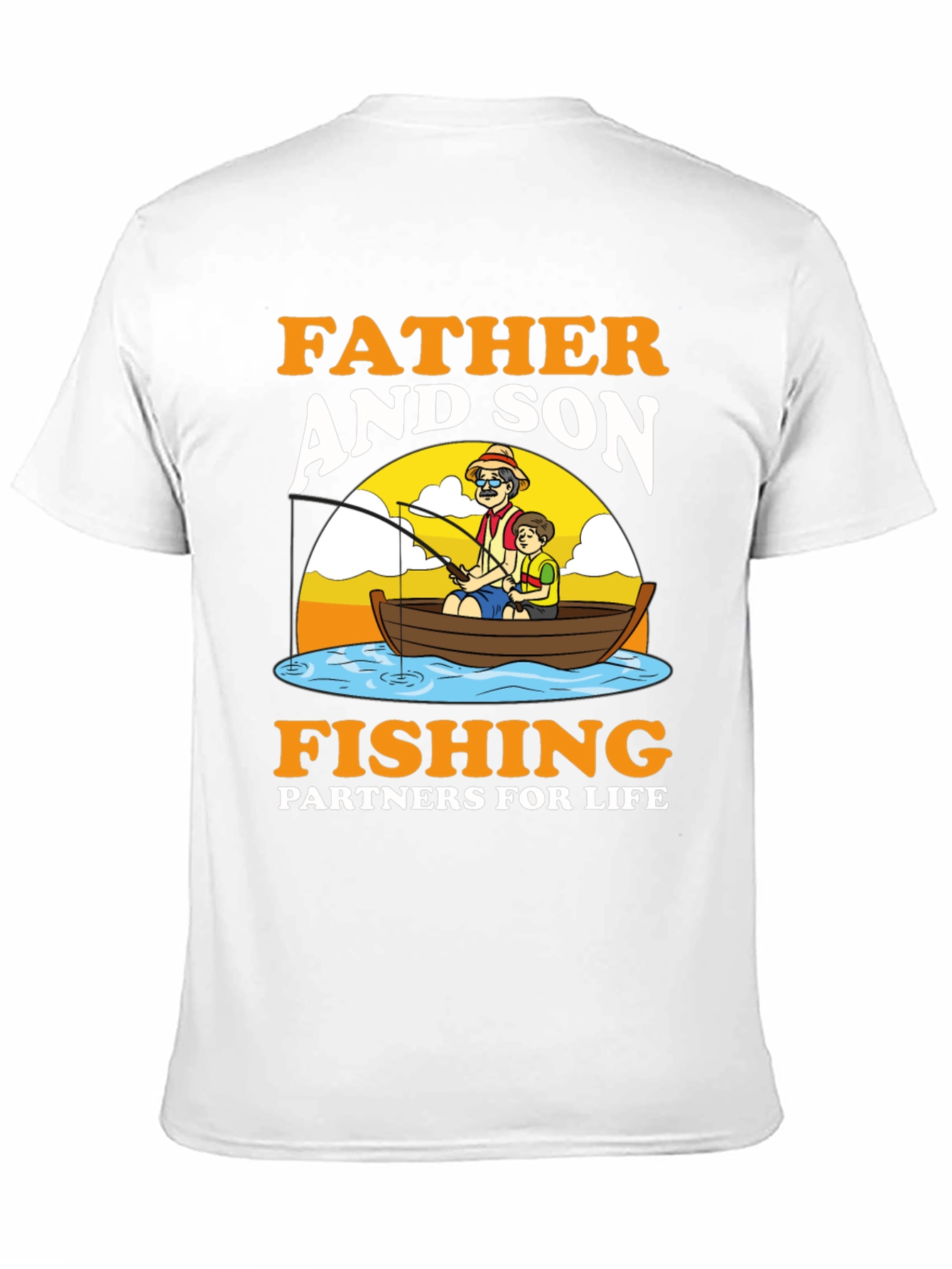 Father and Son Fishing Partners T-Shirt