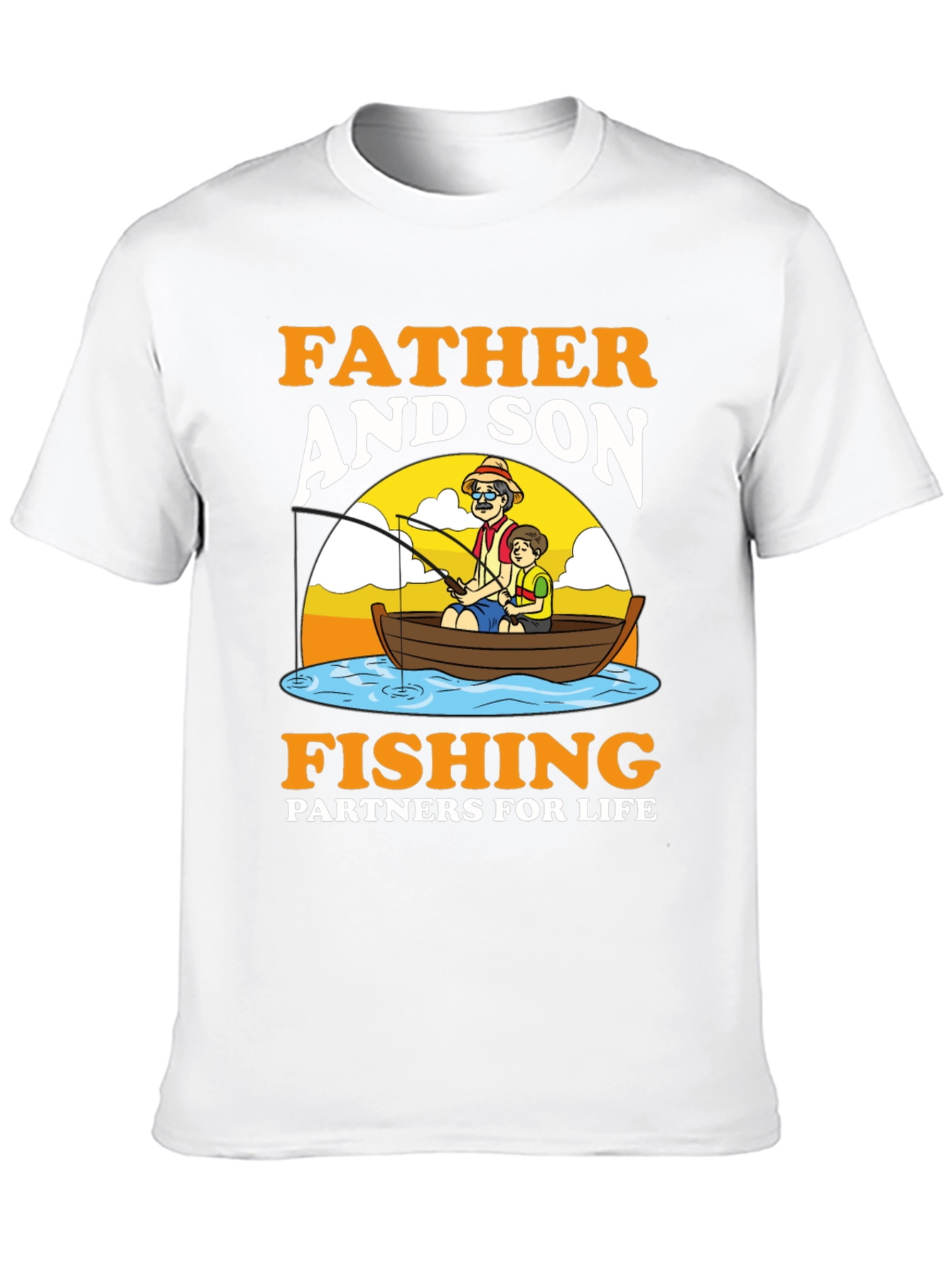 Father and Son Fishing Partners T-Shirt
