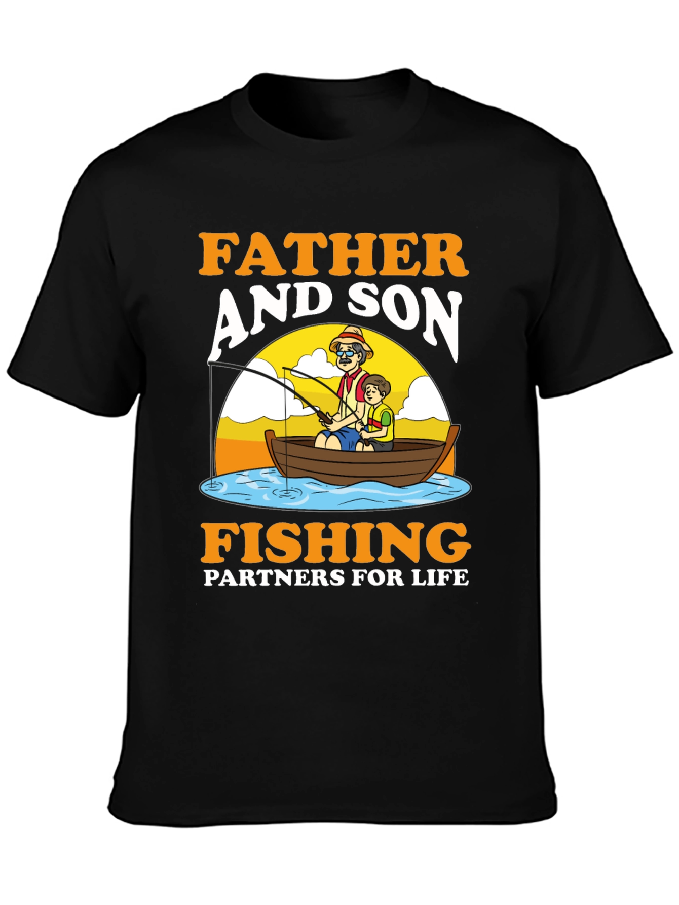 Father and Son Fishing Partners T-Shirt