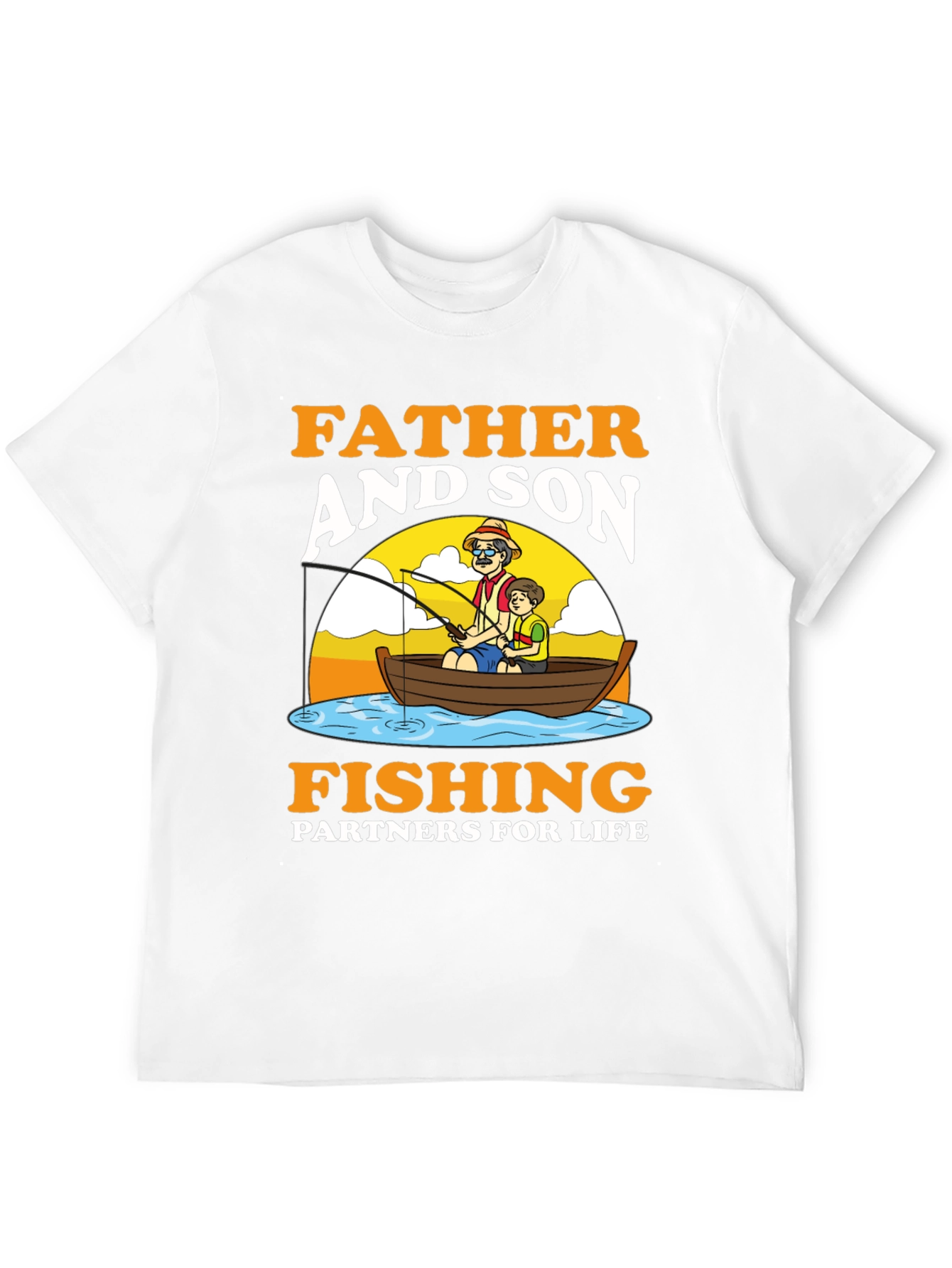 Father and Son Fishing Partners T-Shirt